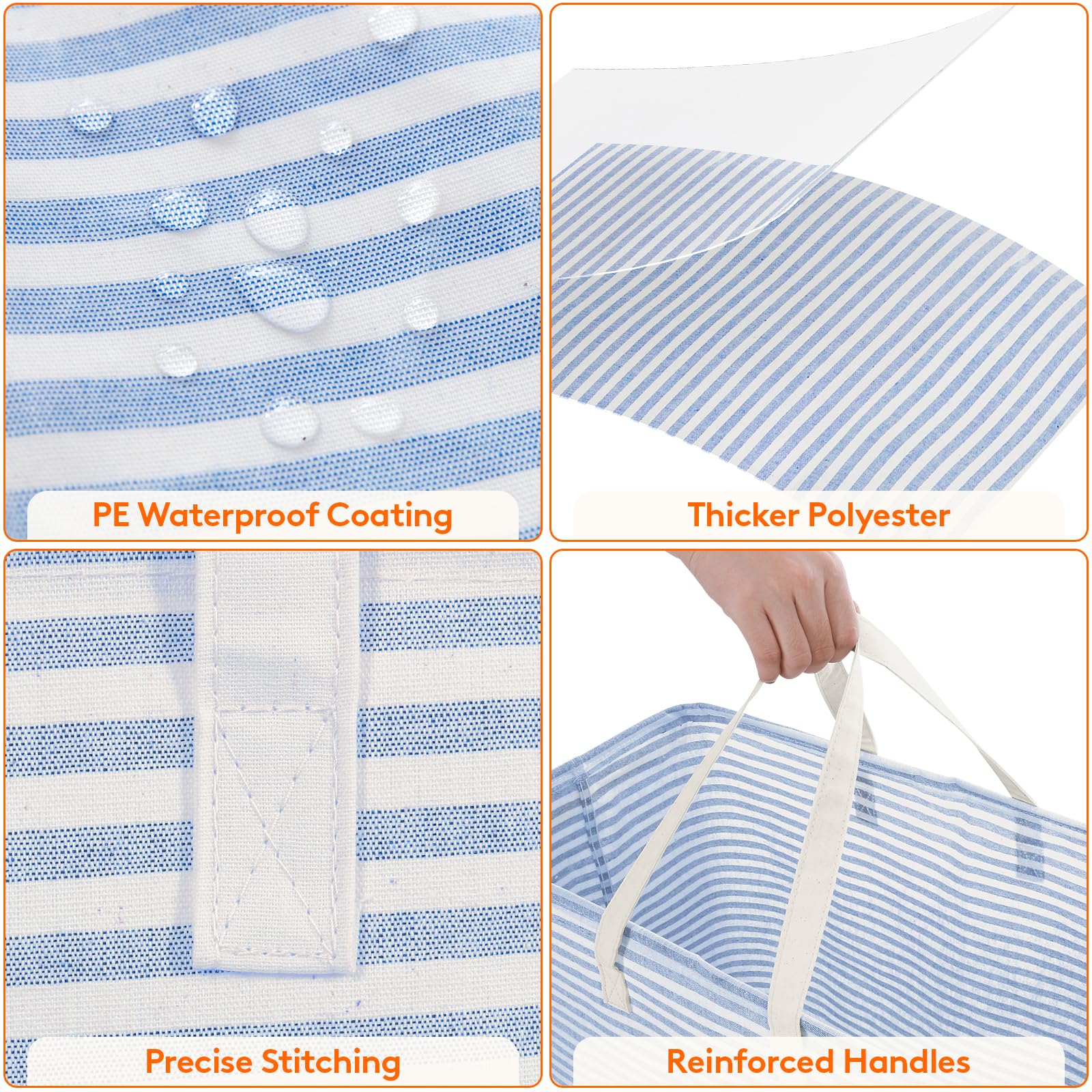 2 Pack Laundry Basket 100L Each (2 Count)