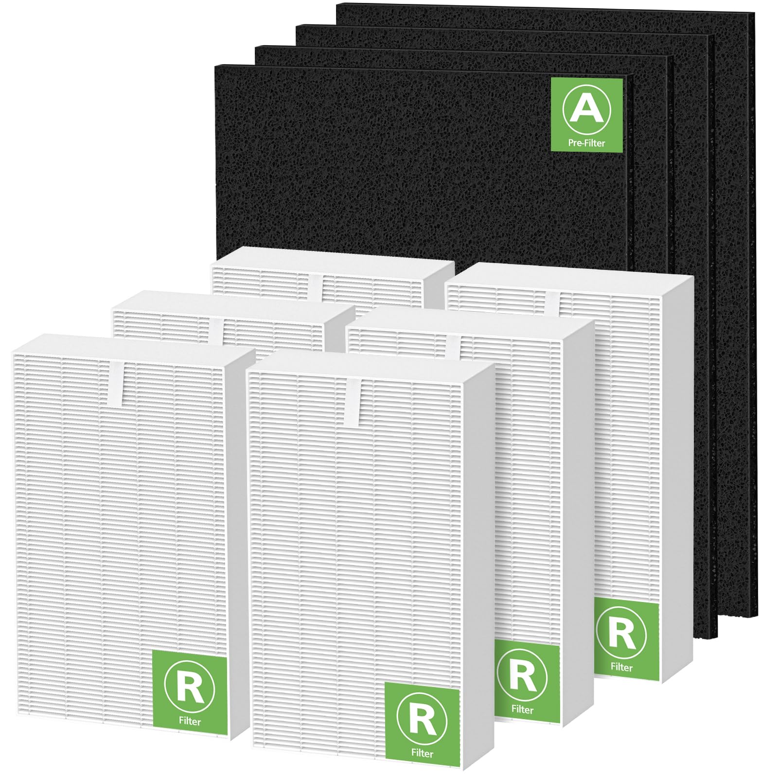 6 Pack HPA300 Filter Replacement for Honeywell Air Purifier HPA300 Series (10 Count)