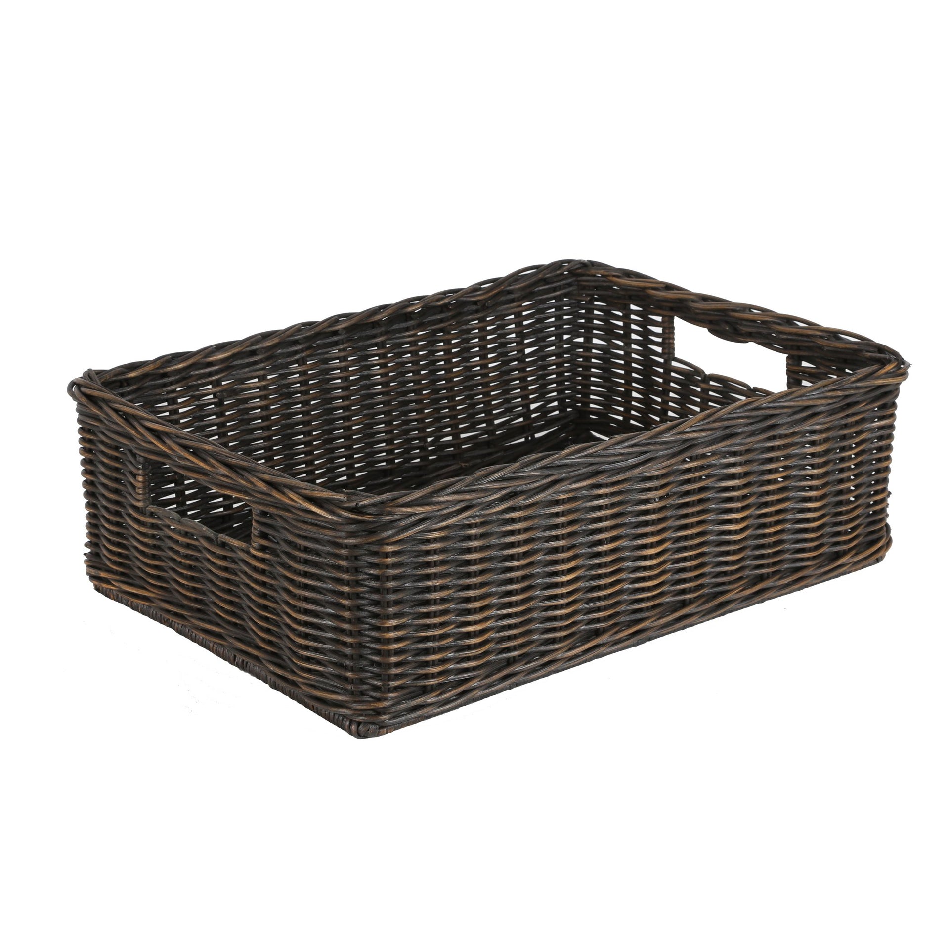 Underbed Wicker Storage Basket