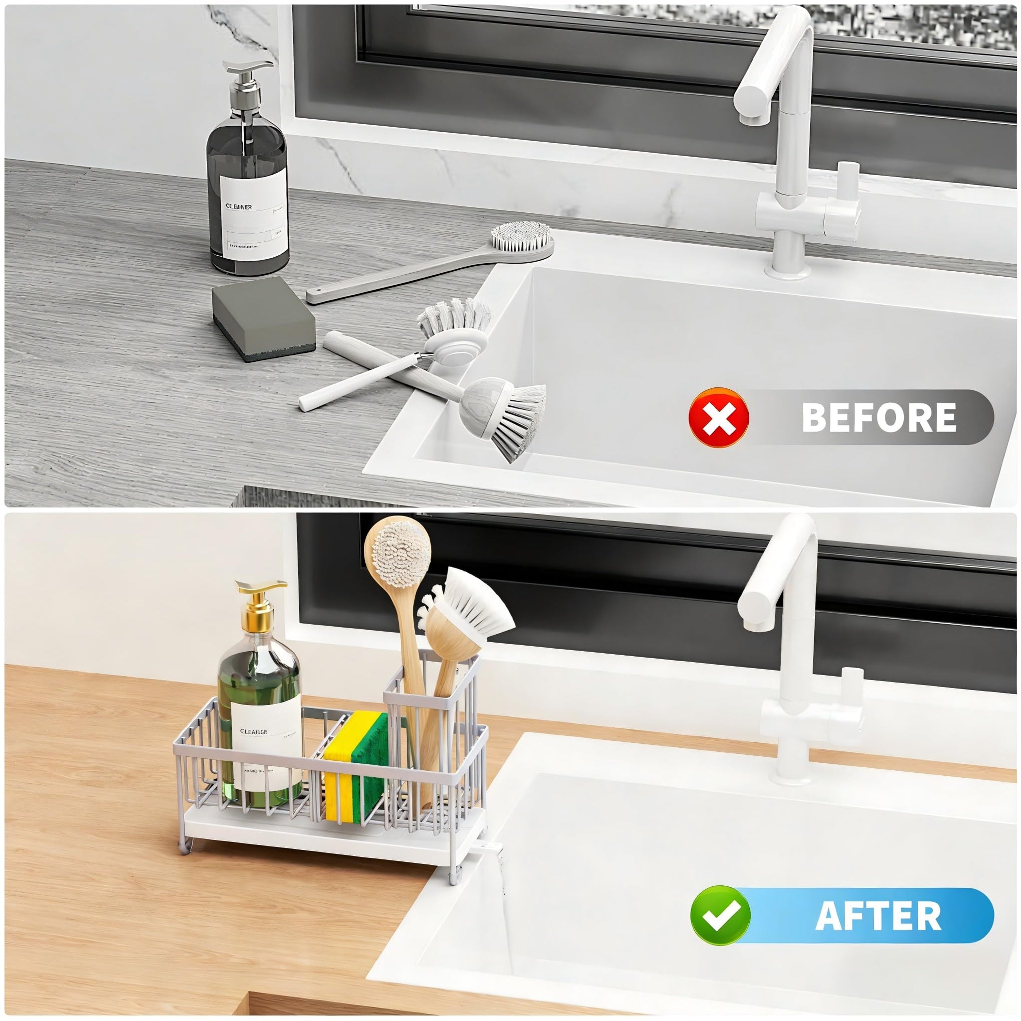 Sponge Holder for Kitchen Sink