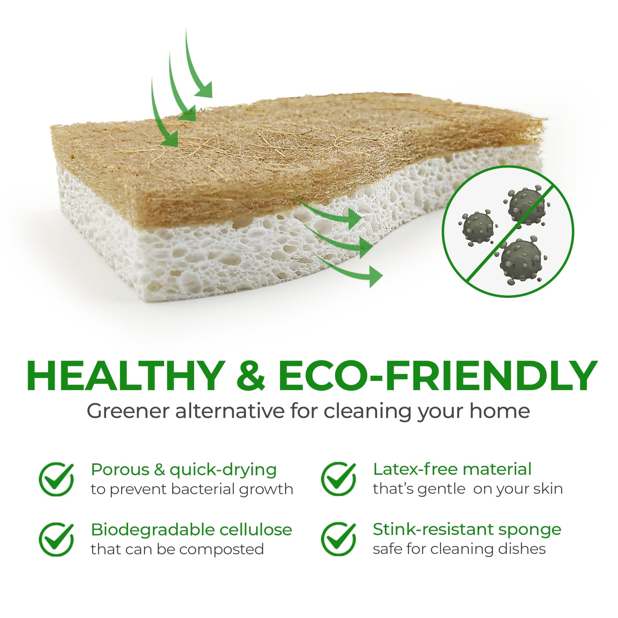 Natural Kitchen Sponges