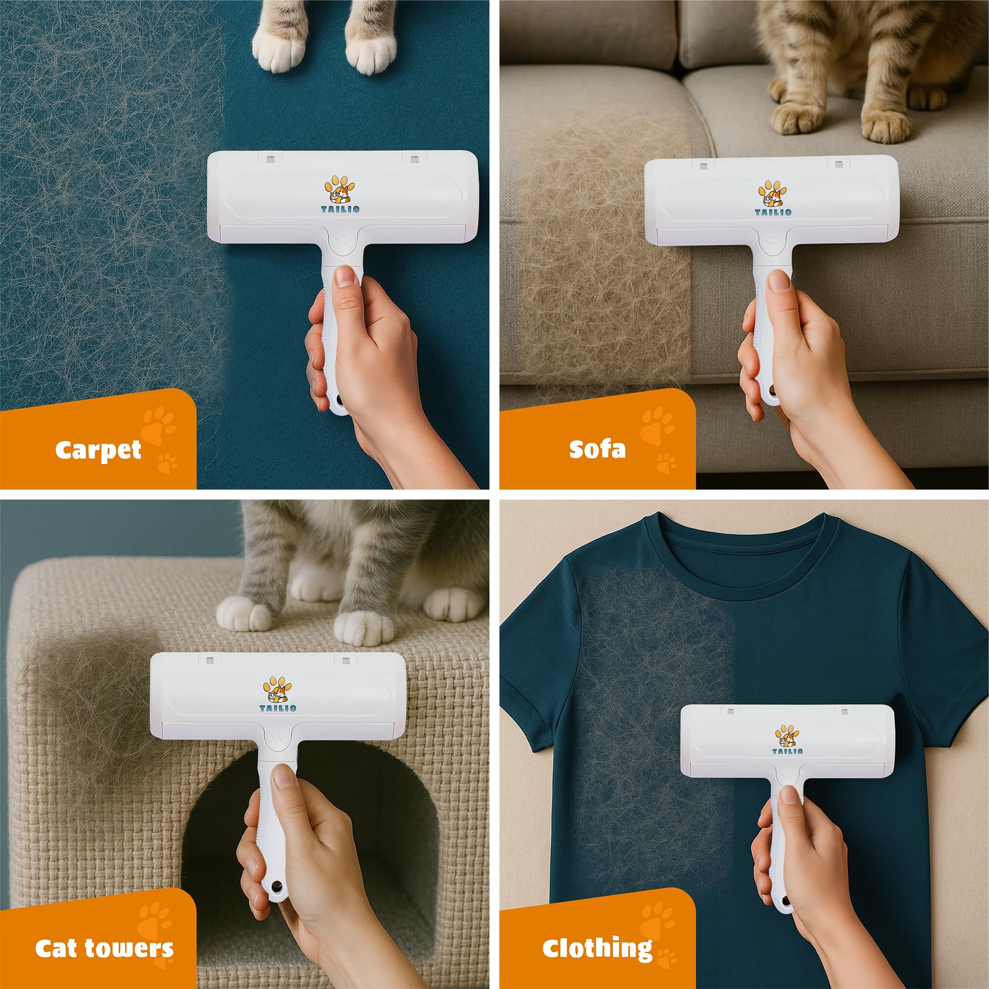 Pet Hair Remover with Fur Collector