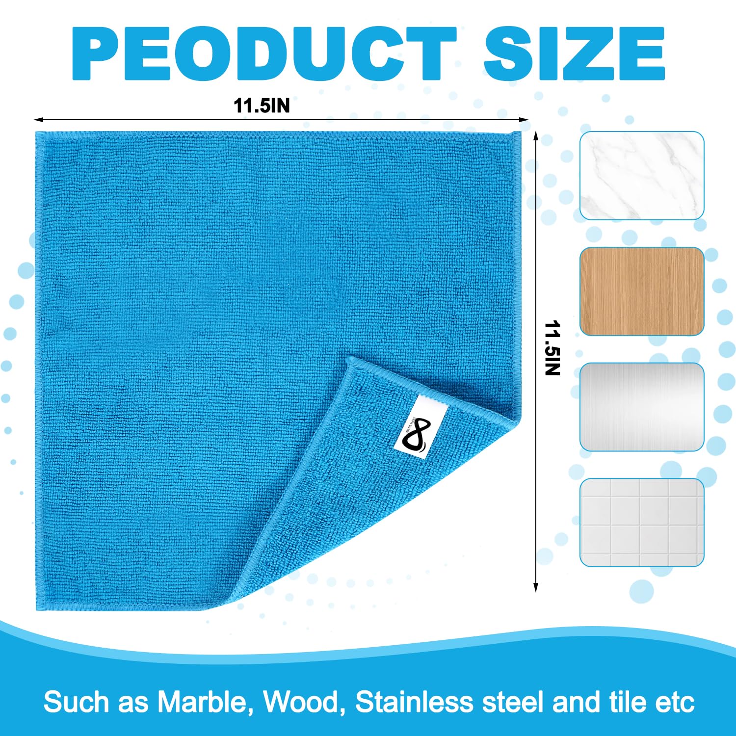 Microfiber Cleaning Cloth (15 Count)