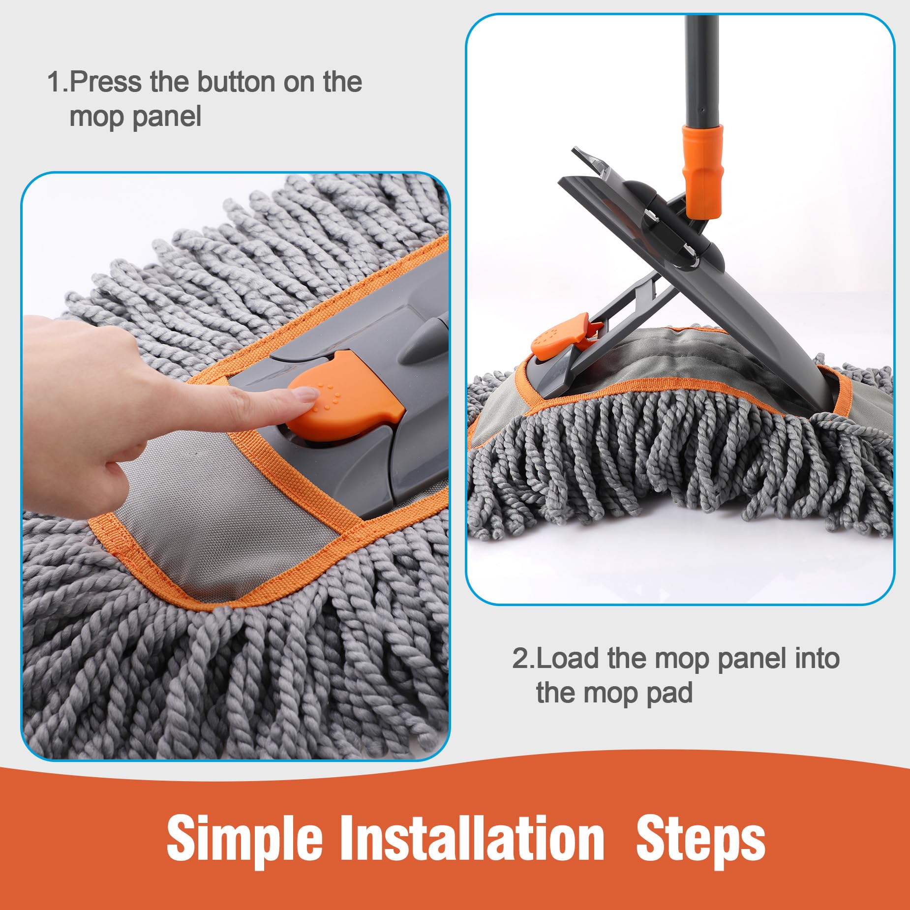 Microfiber Dust Mop for Hardwood Floor Cleaning - ModHome Supplies