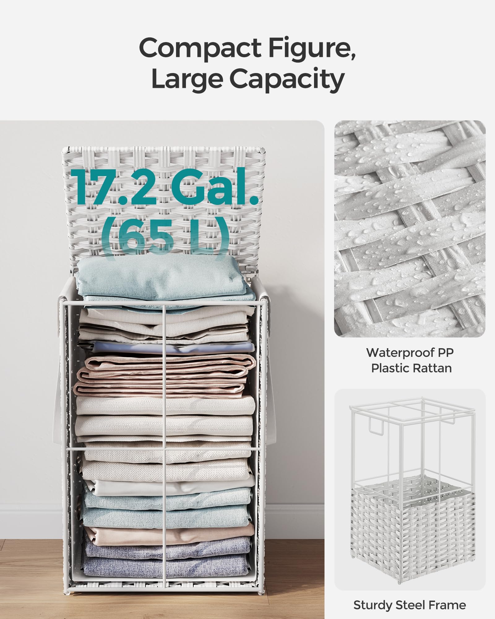 Laundry Hamper with Lid