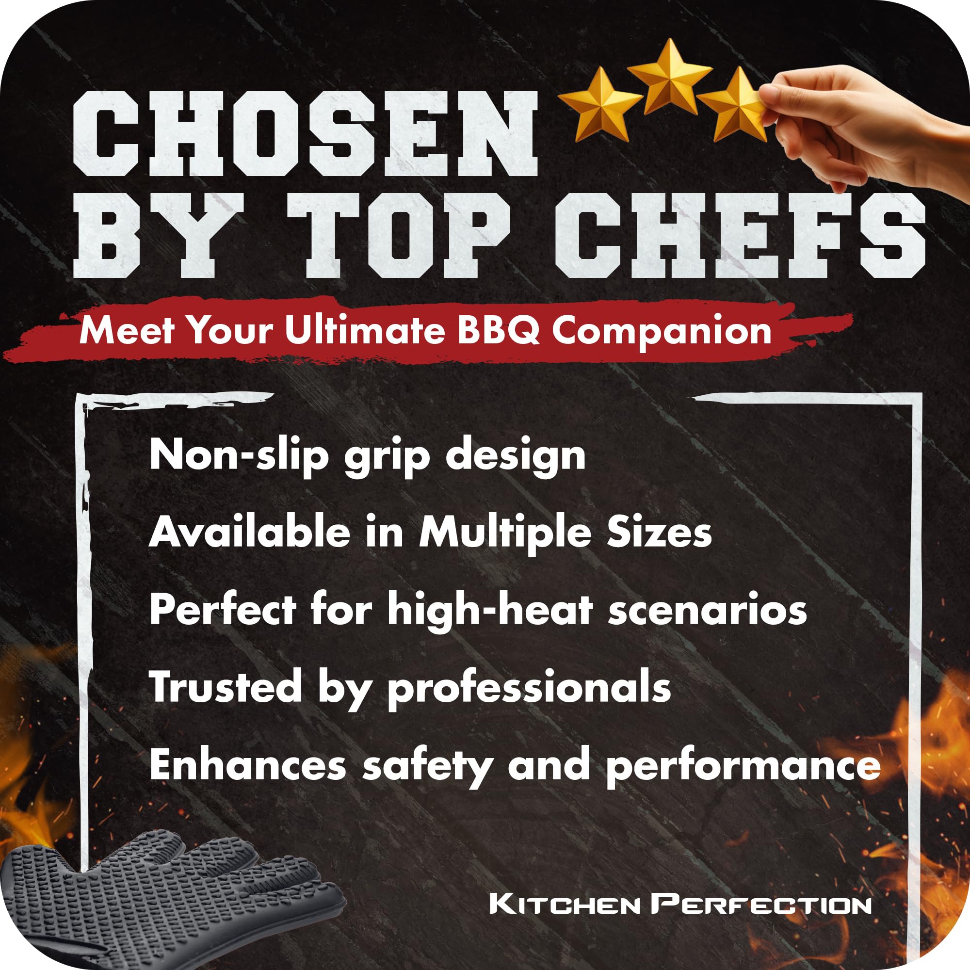 XL Silicone Smoker Oven Gloves (2 Count)
