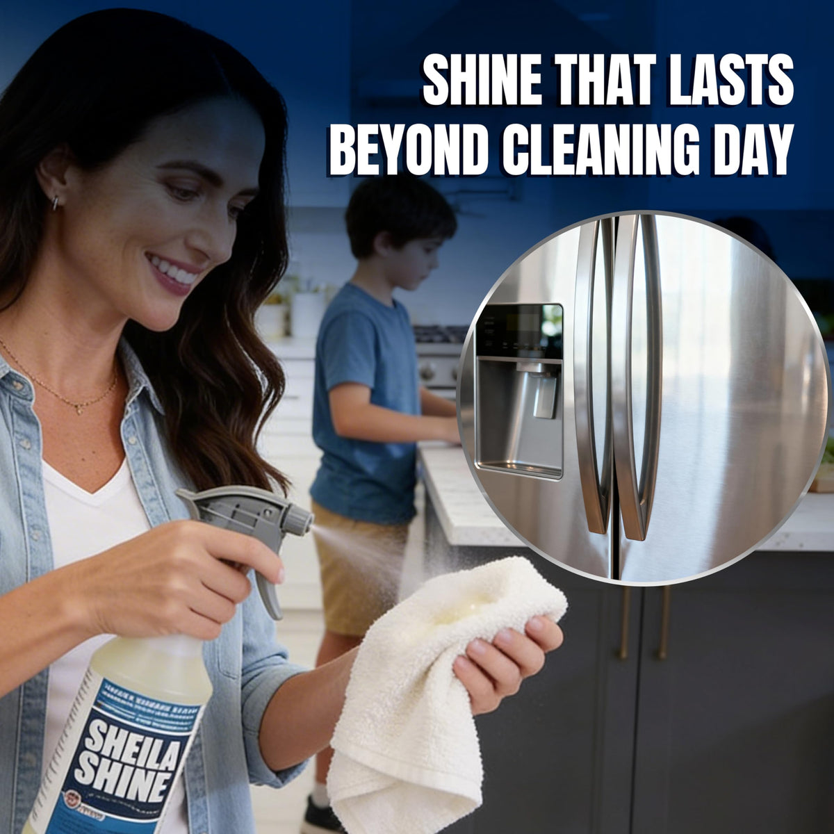1 Quart Stainless Steel Cleaner and Polish w (32 Ounce)