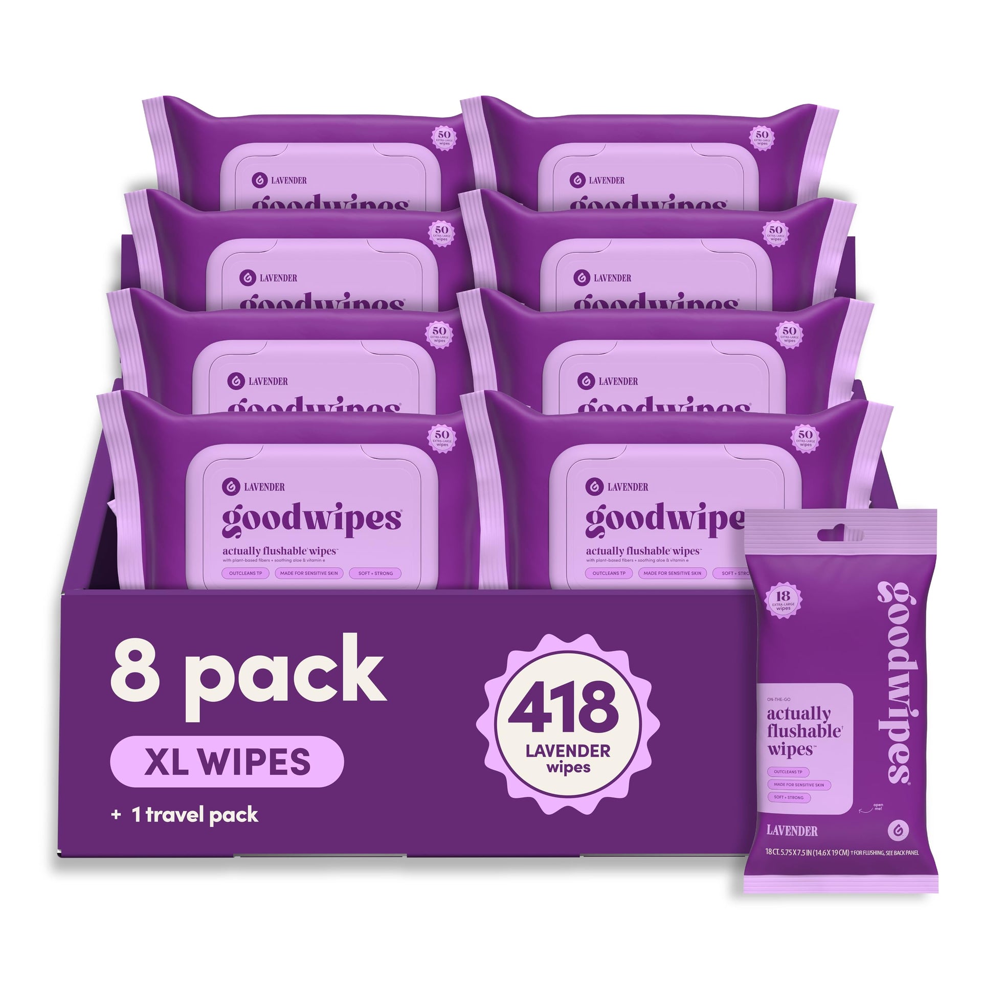 Flushable Wipes (418 Count)