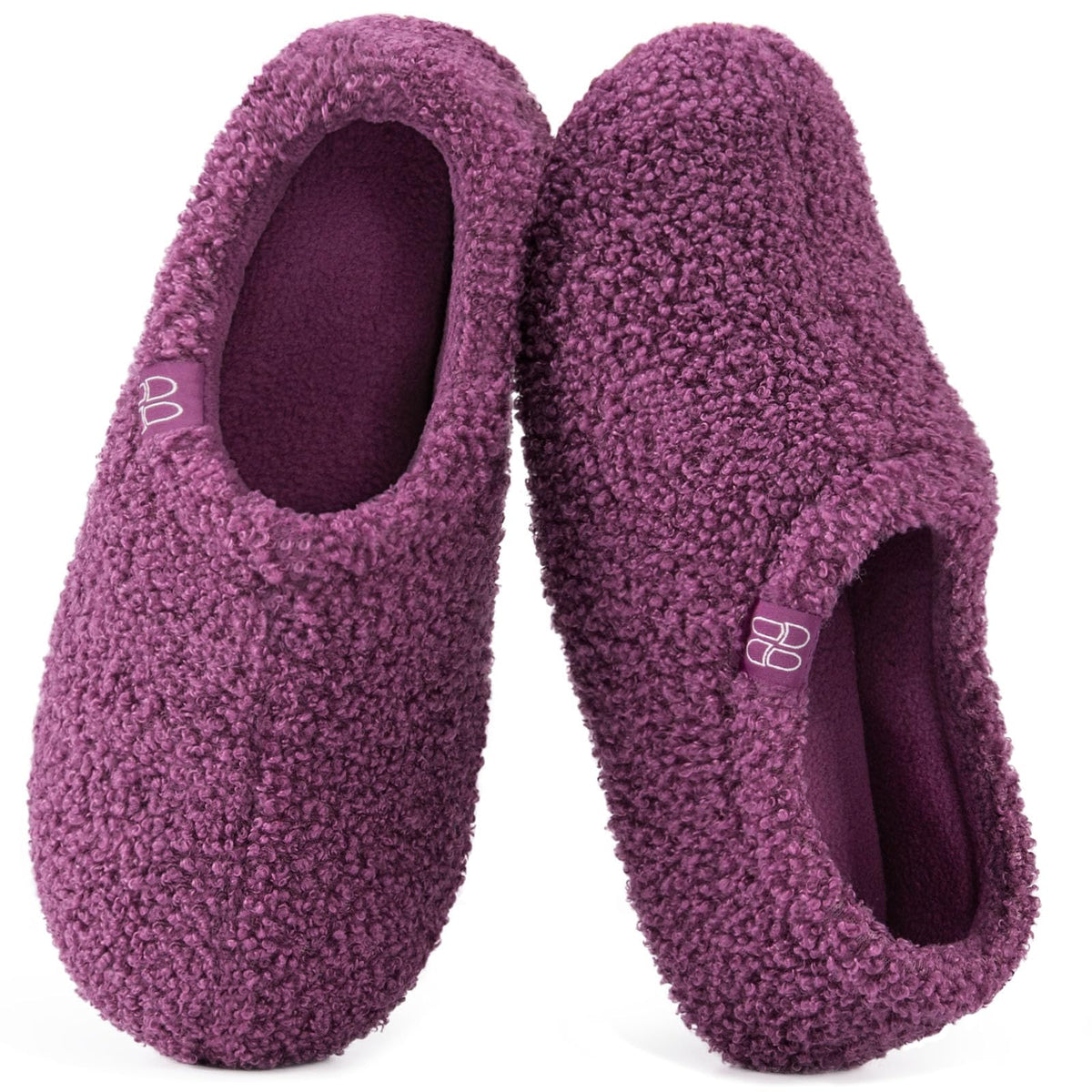 Women's Fuzzy Curly Fur Loafer Slippers