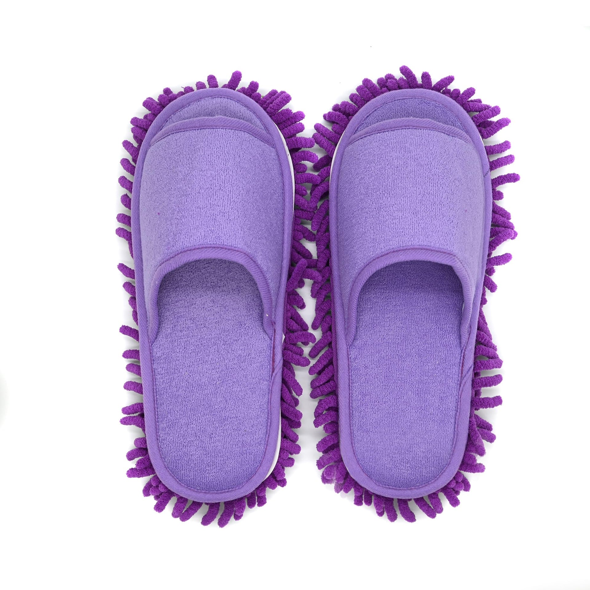 Women's Microfiber Floor Cleaning Mop Slippers with Terry Towel Fabric (150 Gram)