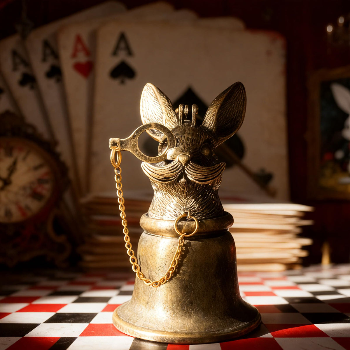 Antique Rabbit Candle Snuffer