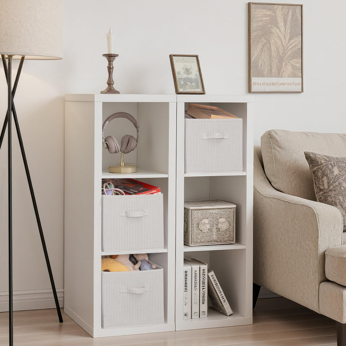 Shelf Organizer Bins (3 Count)