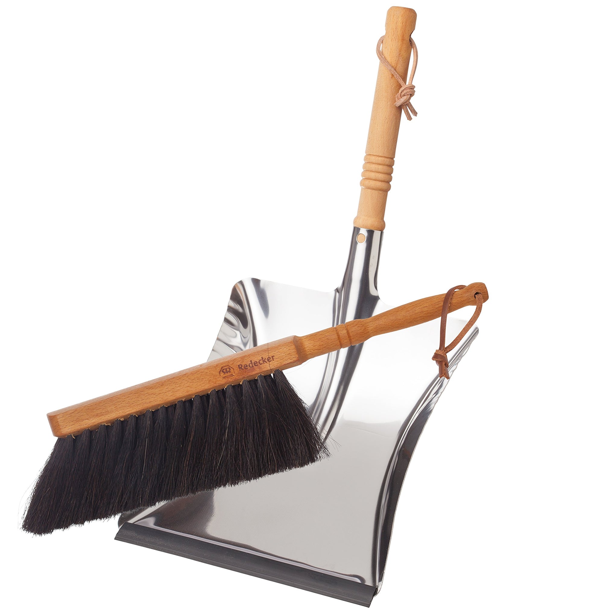 Horsehair Fiber Hand Brush and Dust Pan Set
