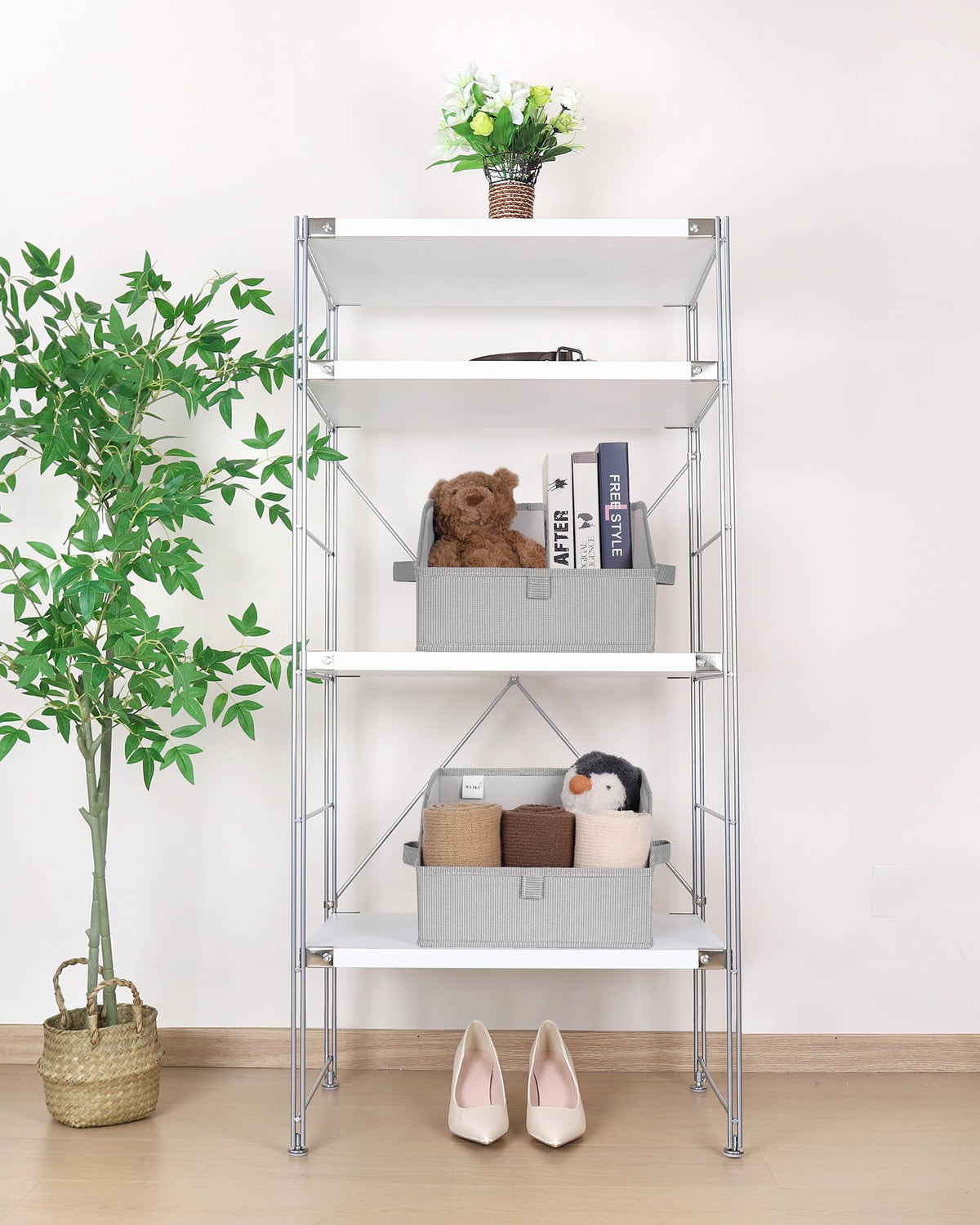 Closet Storage Bins with Handles (3 Count)