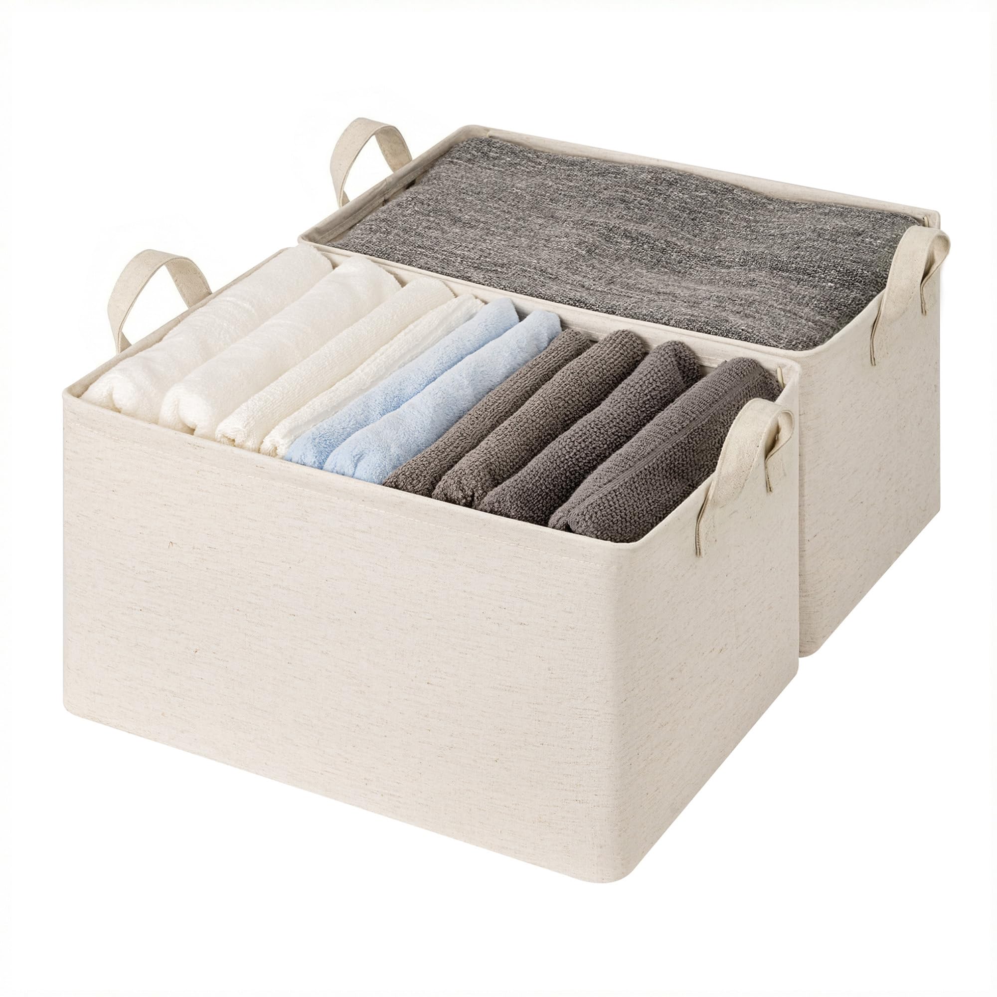 Linen Closet Storage Bins (2 Count)
