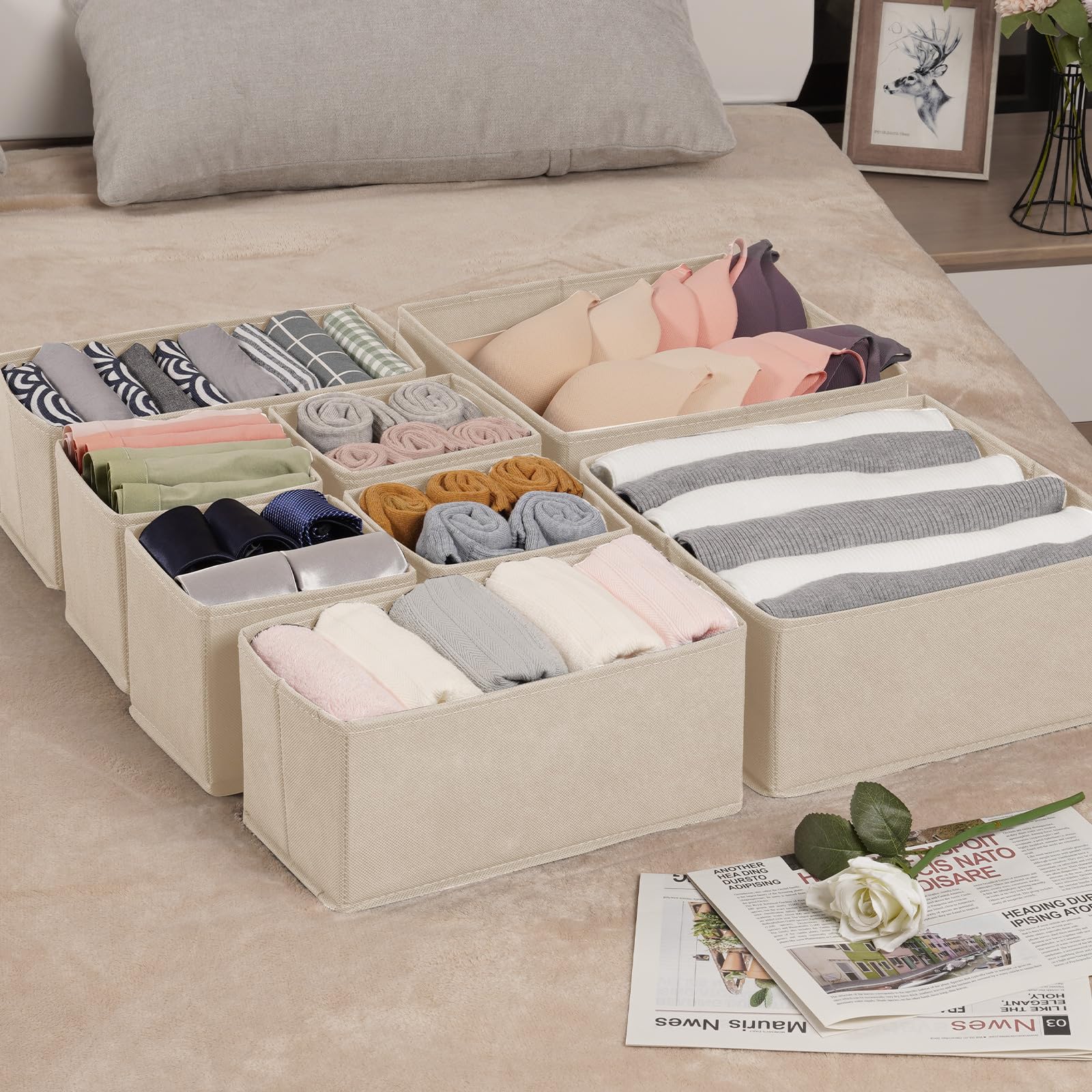 Drawer Organizer Clothes (16 Count)