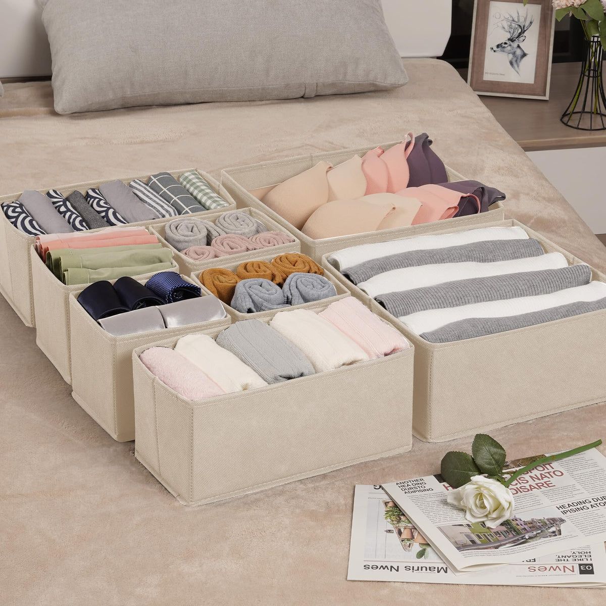 Drawer Organizer Clothes (16 Count)
