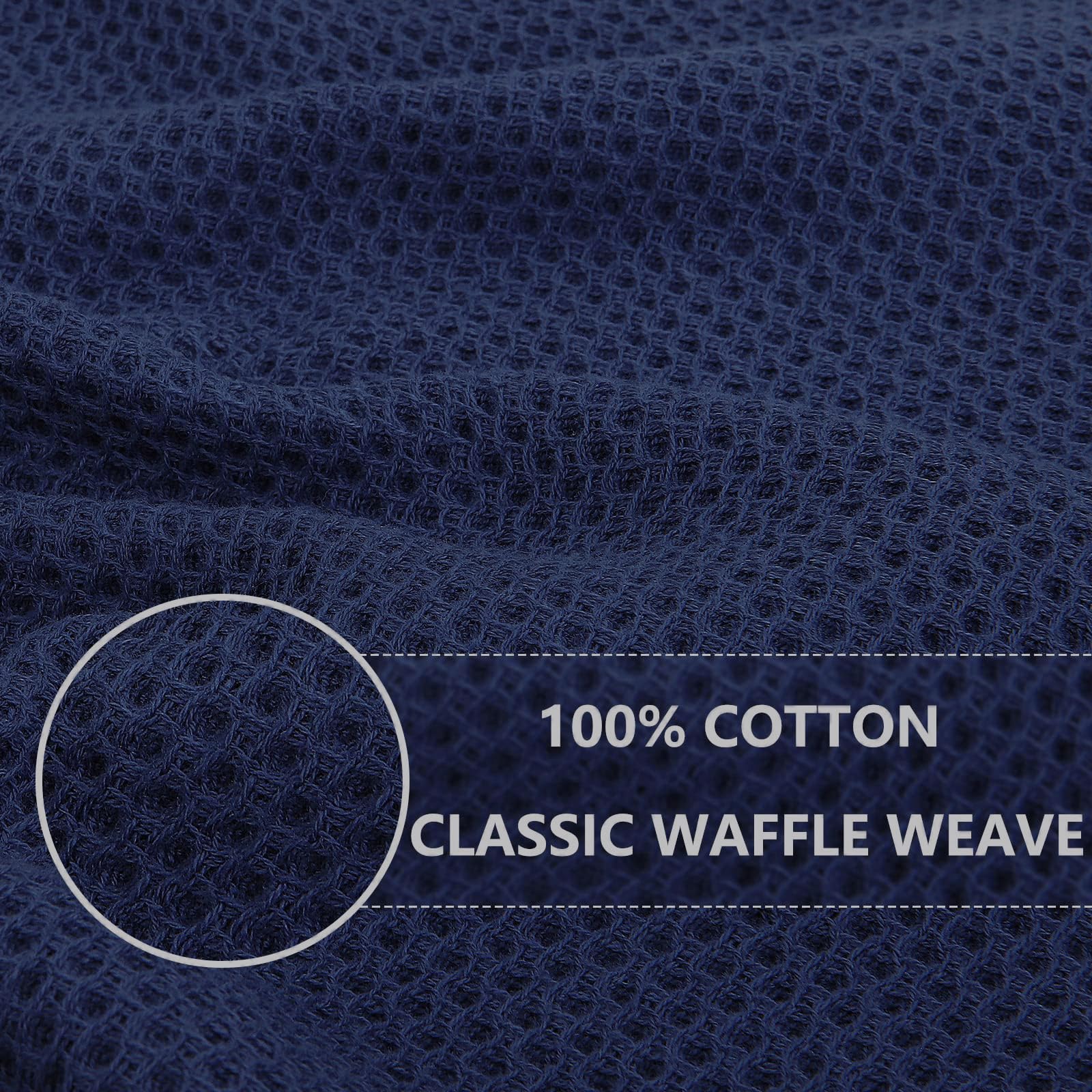 100% Cotton Waffle Weave Kitchen Dish Cloths 8 (8 Count)
