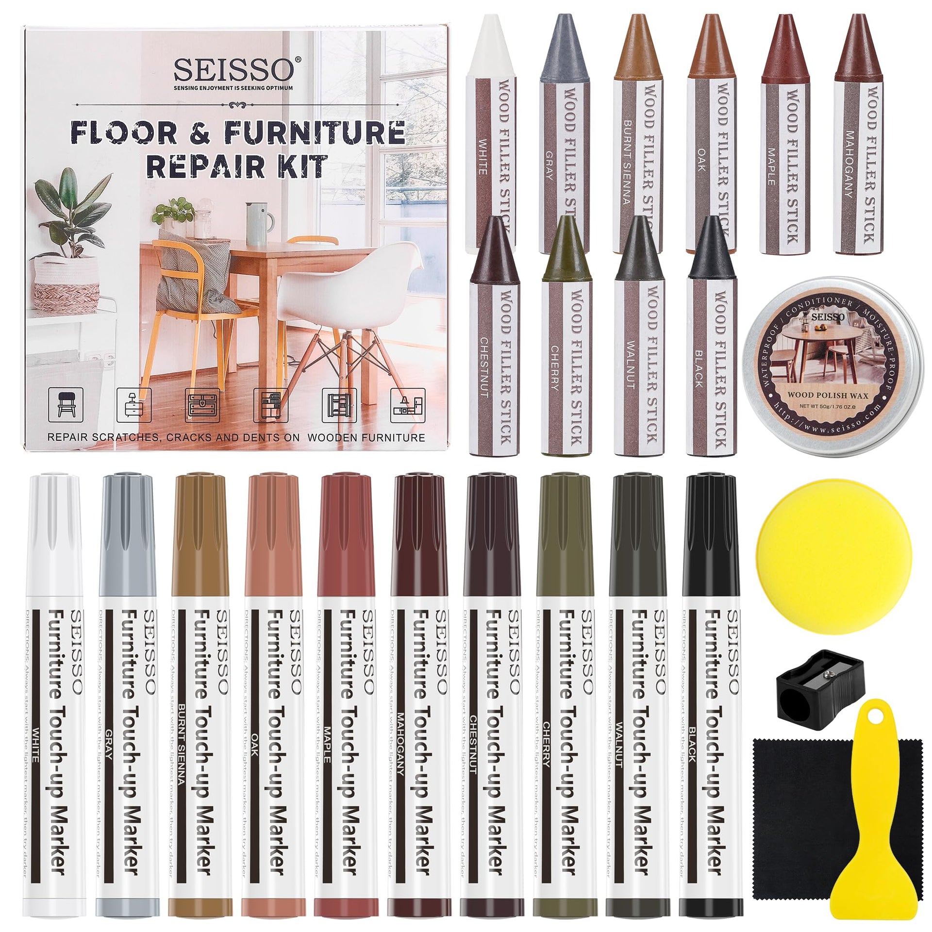 Wood Furniture Repair Kit (25 Count)