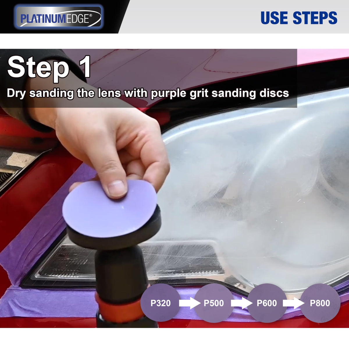 Car Headlight Restoration Kit