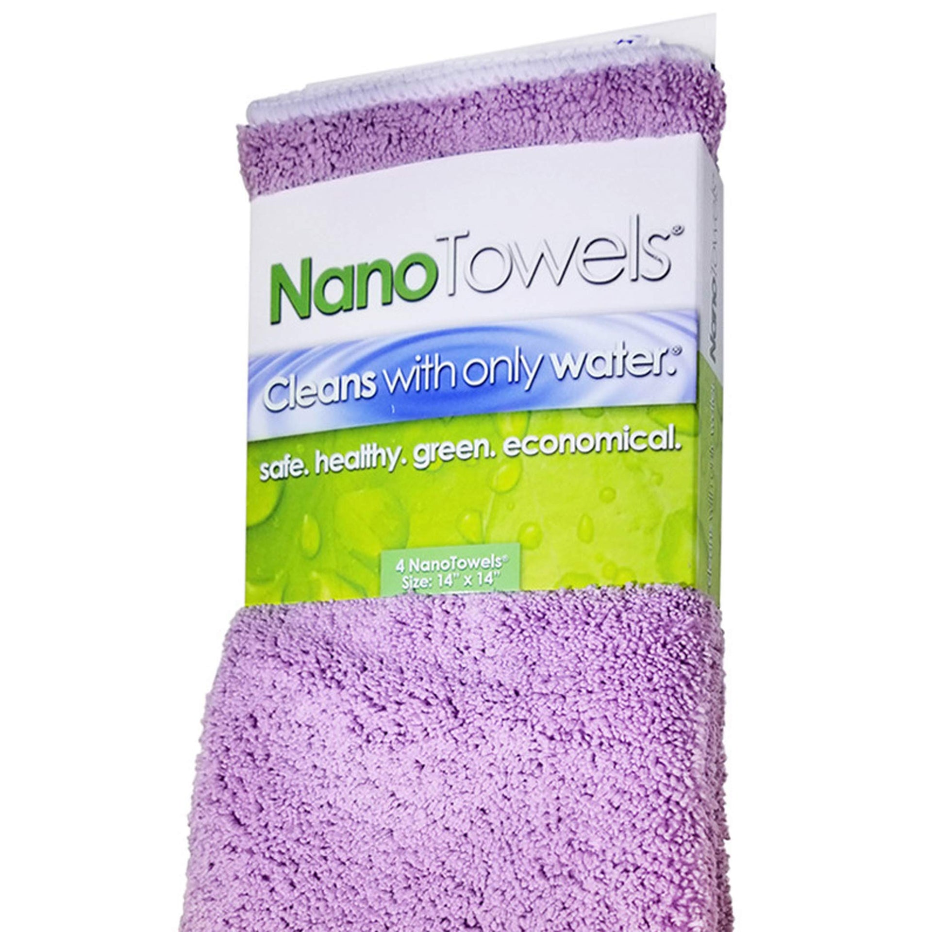 The Amazing Eco Cloth that Cleans Virtually Any Surface with Only Water. No More Paper Towels Or Toxic Chemicals. 4 (4 Count)