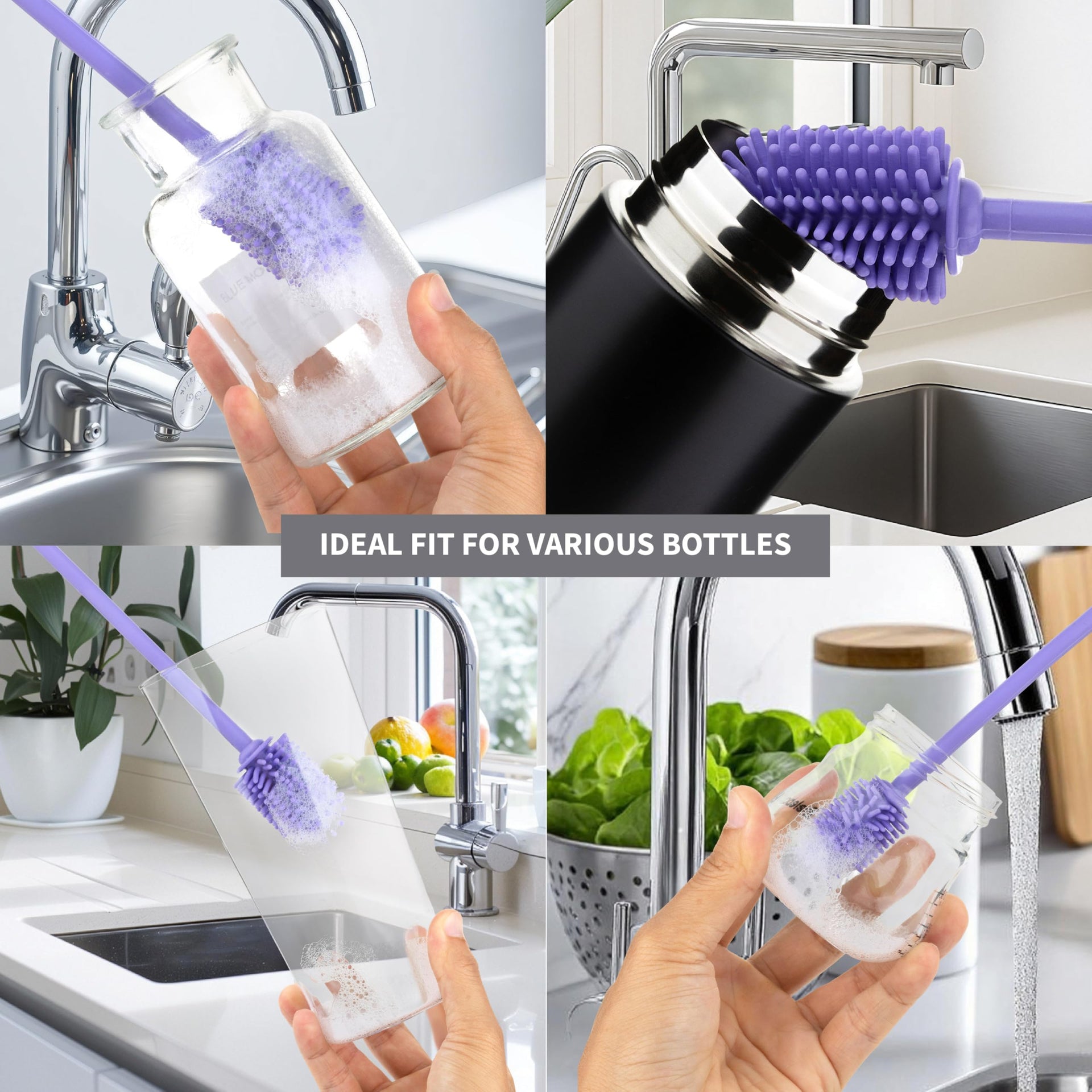 A Brush Silicone Bottle Cleaner Brush