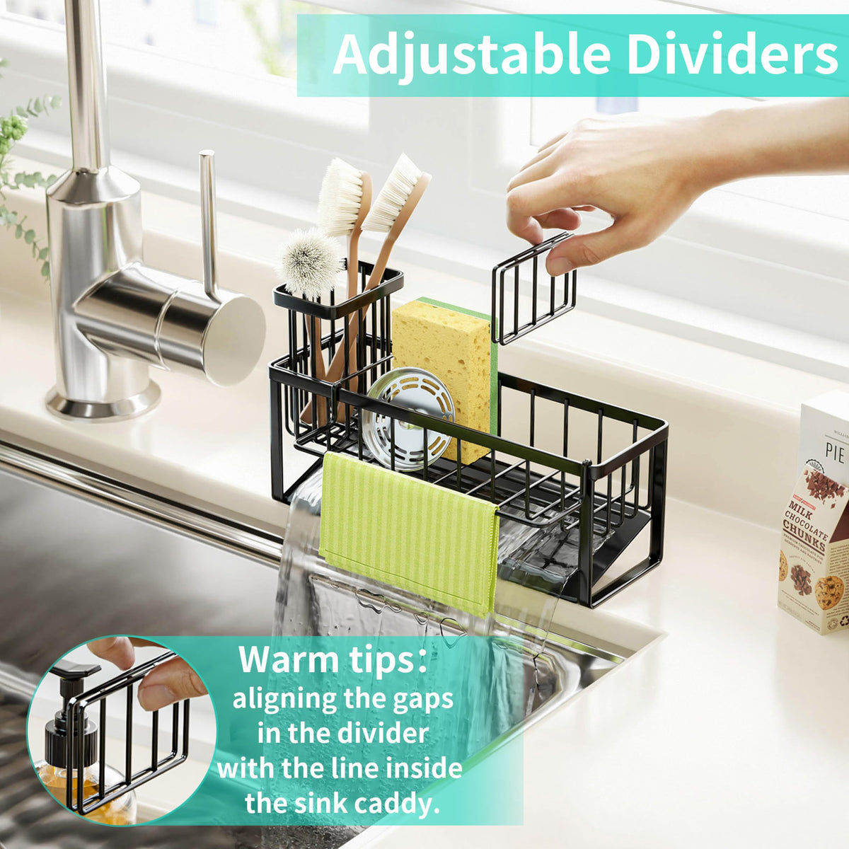 Sponge Holder for Kitchen Sink