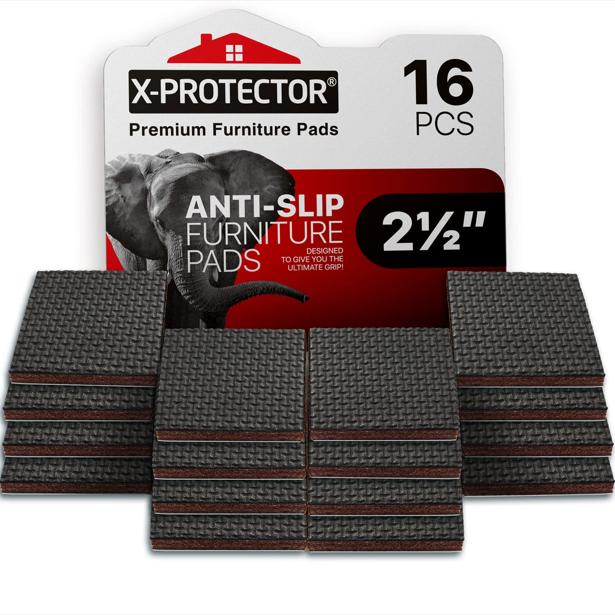 Non Slip Furniture Pads X (16 Count)