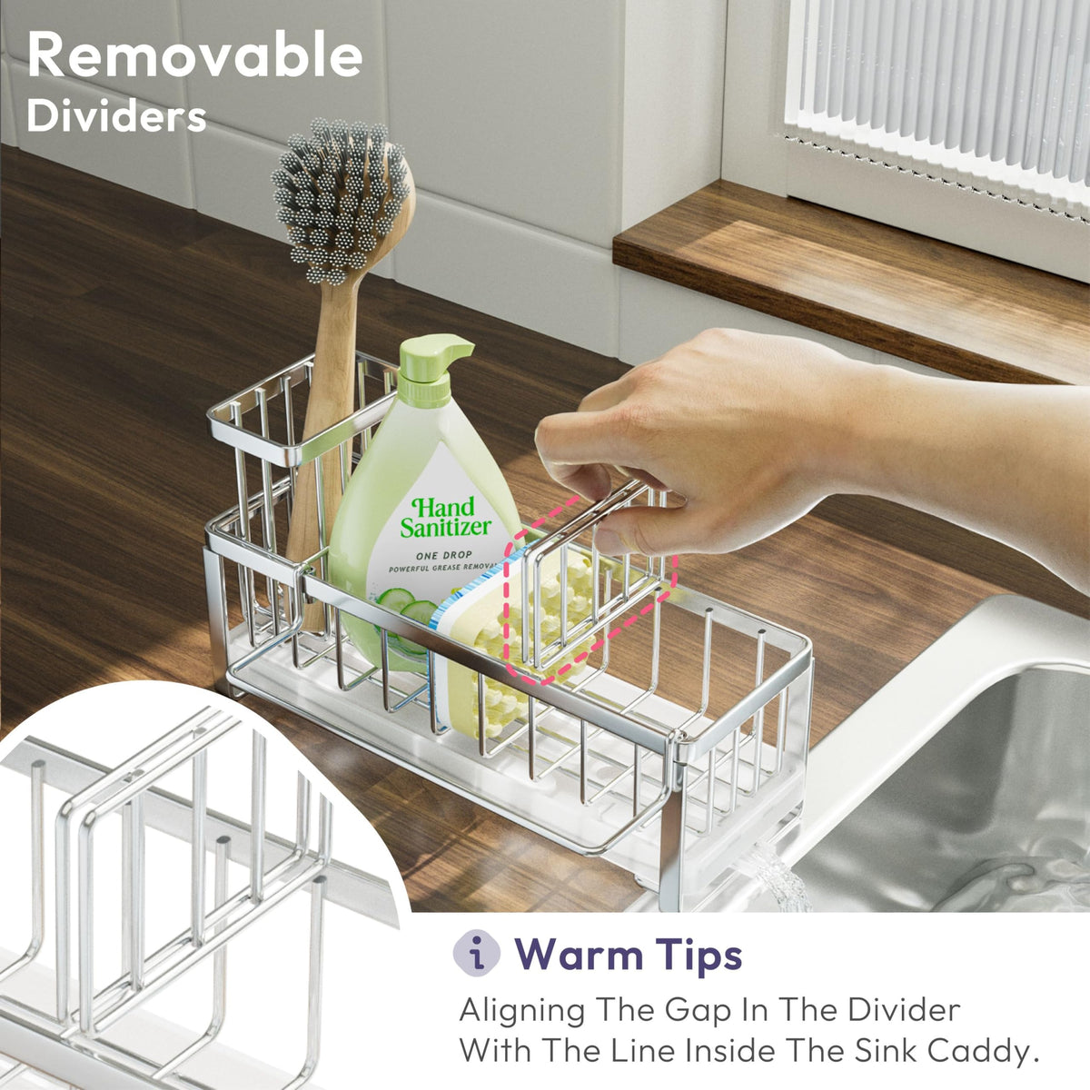 Sponge Holder for Kitchen Sink