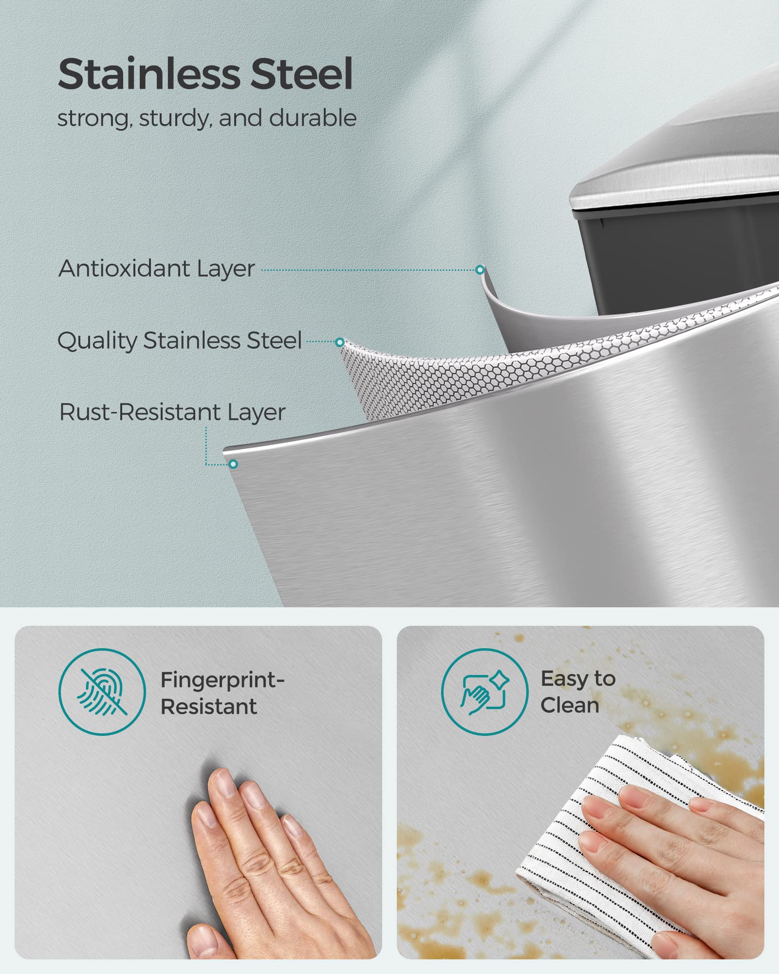 Slim Trash Can