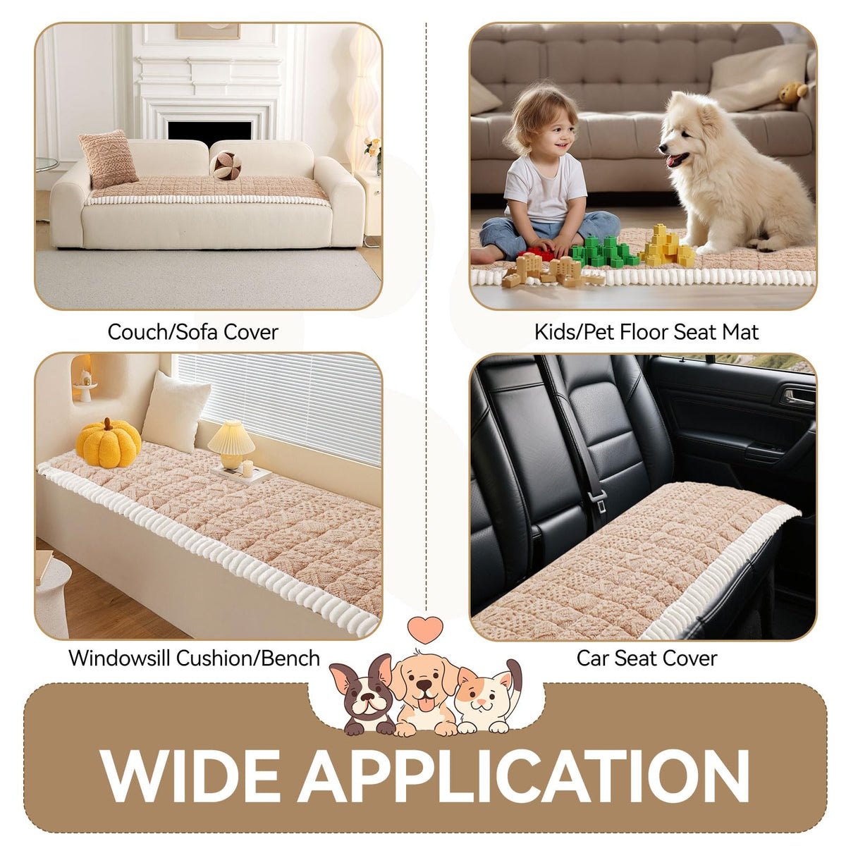Couch Cover for Dogs Washable Pet Friendly (3 Ounce)