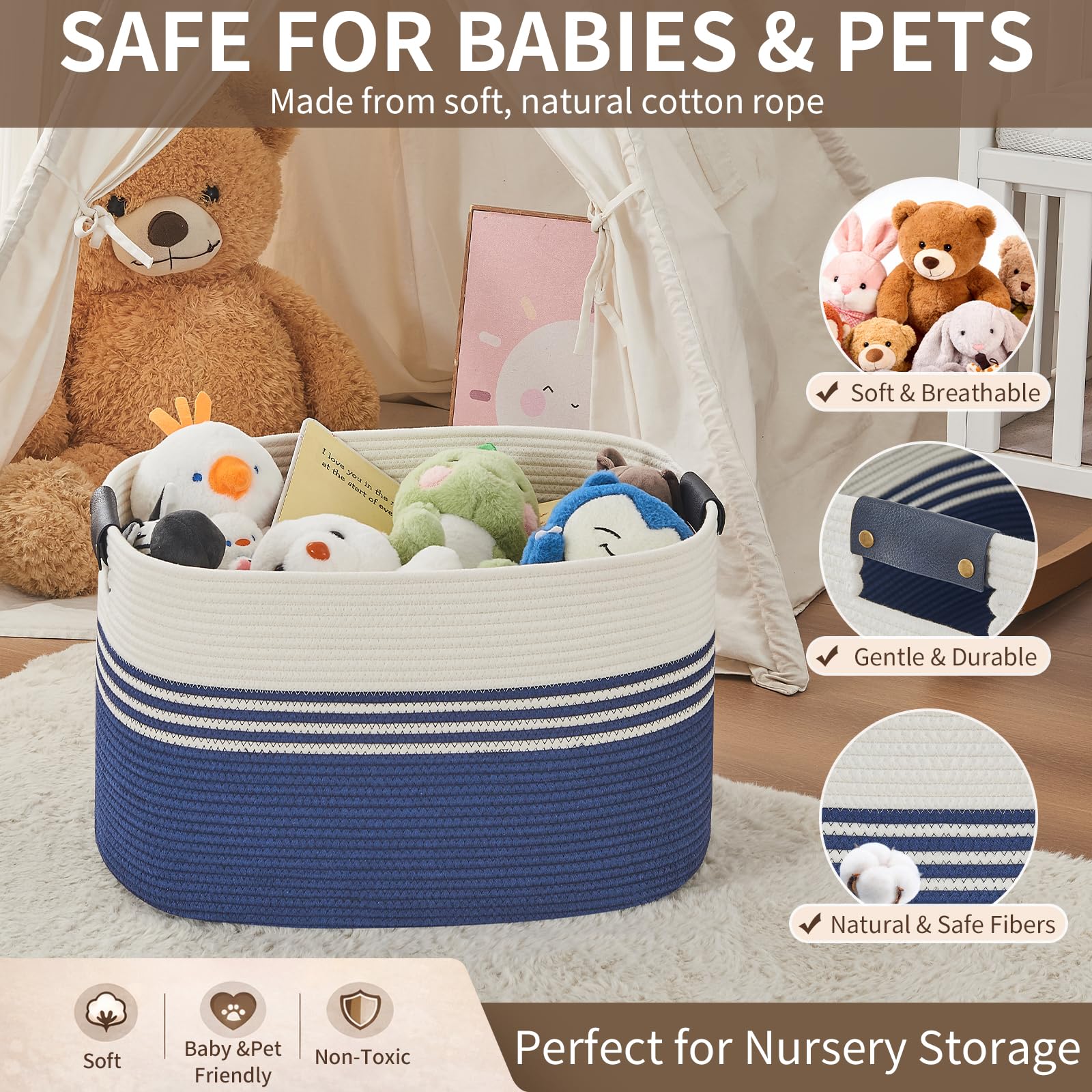 Laundry Hamper with Handles