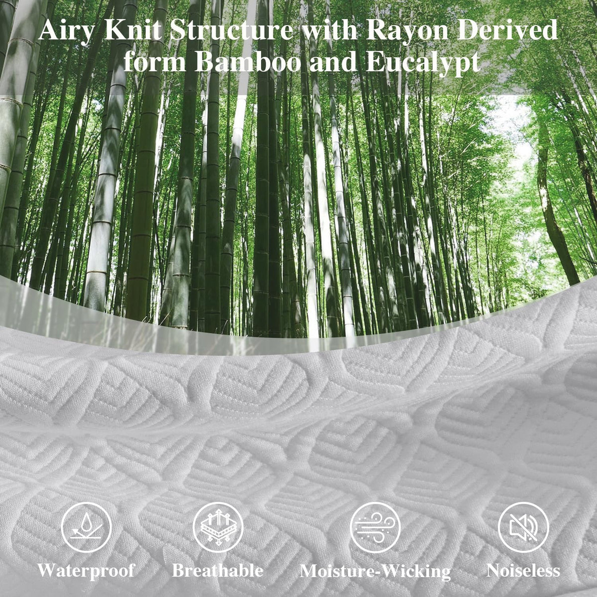 2 Pack Twin Mattress Protector Waterproof (2 Count)