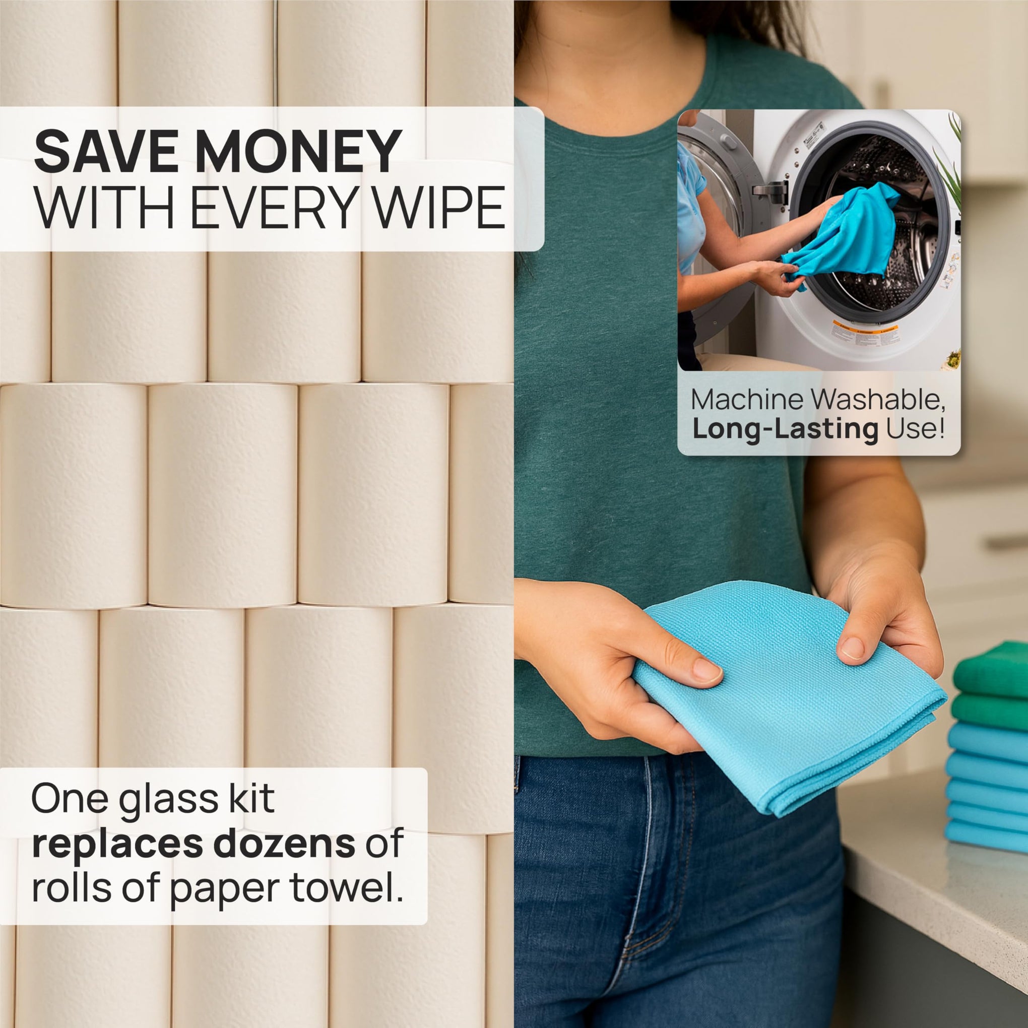 Claro 2 Step Glass Cleaning Cloth 8