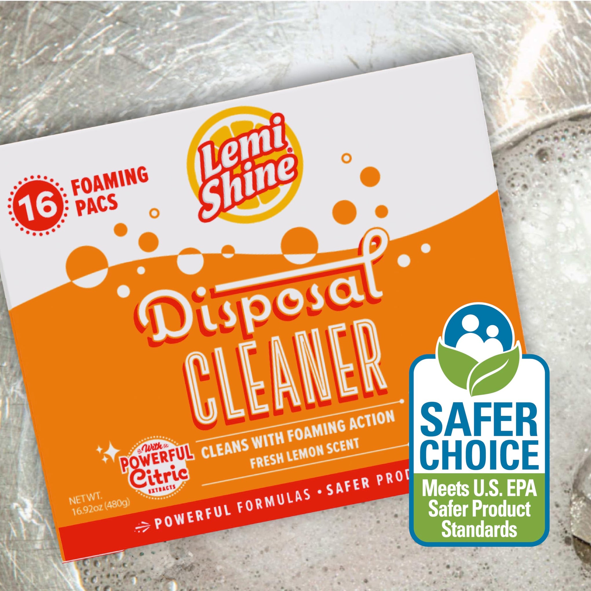 Natural Foaming Garbage Disposal Cleaner (16.92 Ounce)