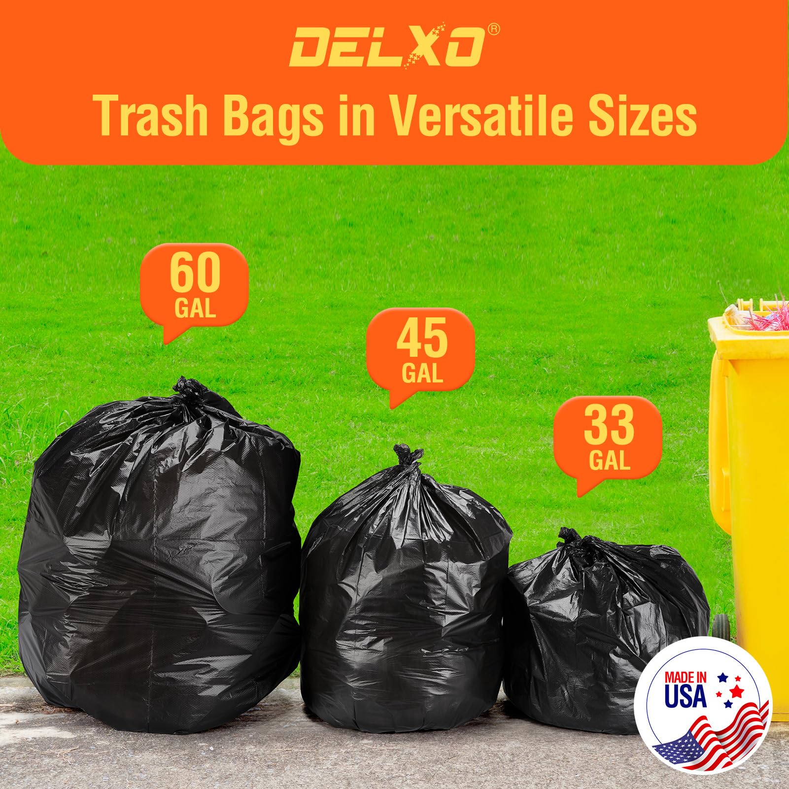 30 33 Gallon Trash Bags (2000 Count)