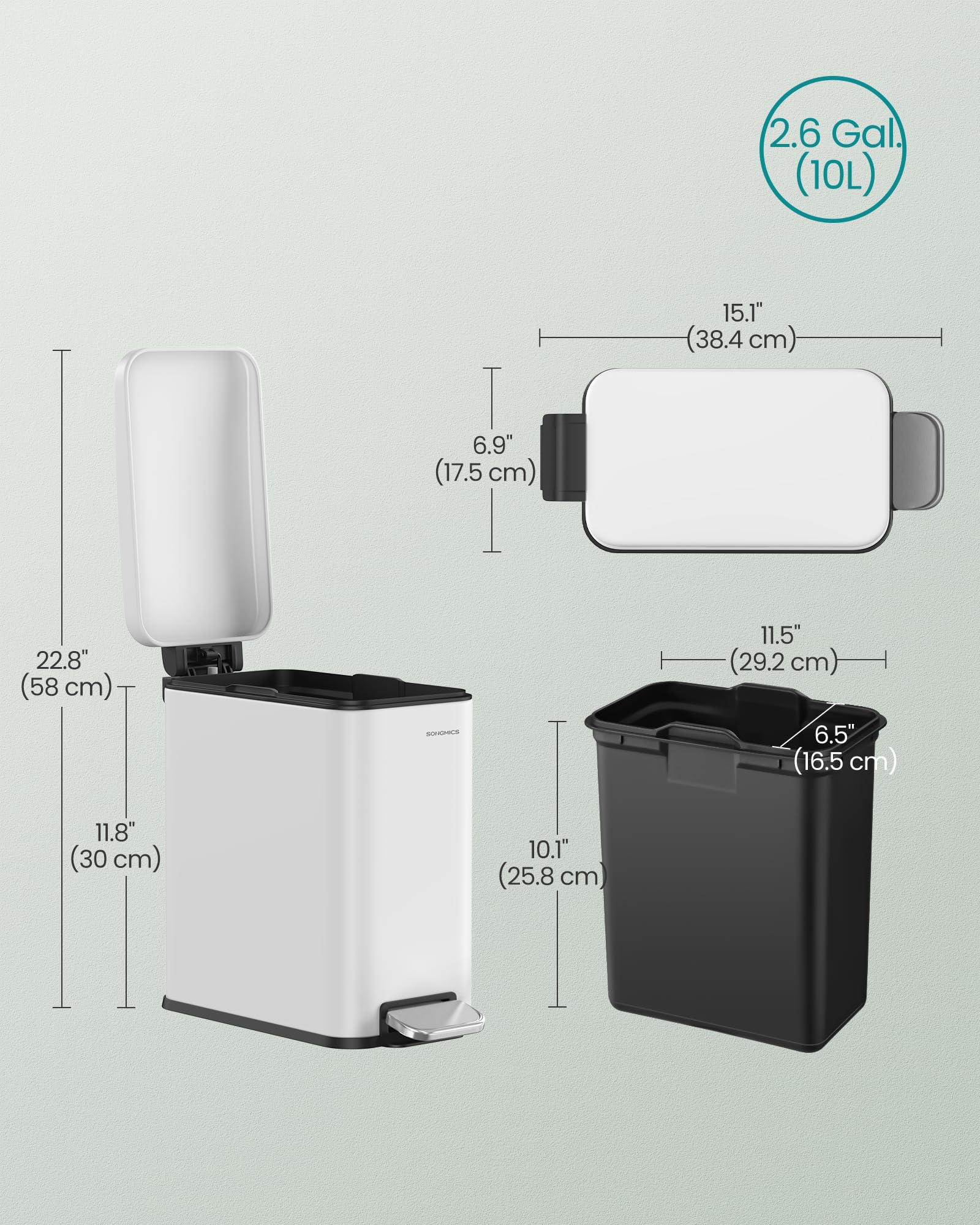 Bathroom Trash Can
