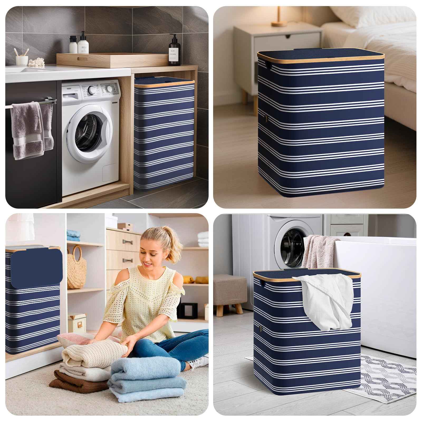 Laundry Hamper with Lid