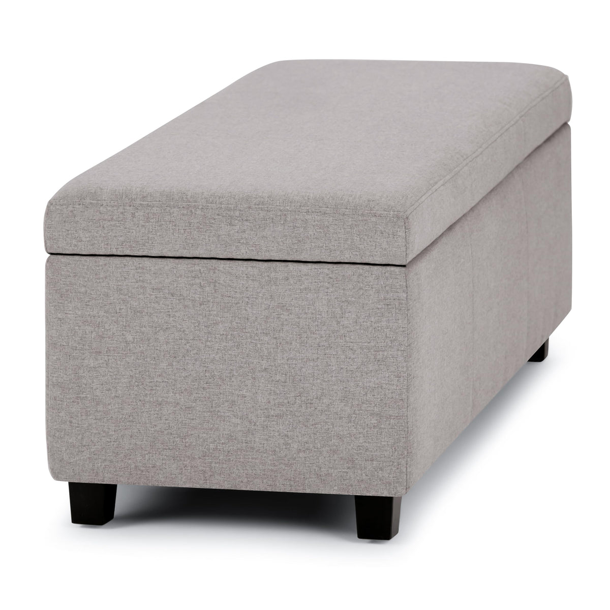 Avalon Banco contemporáneo tipo otomana rectangular con almacenamiento de 48 pulgadas de ancho