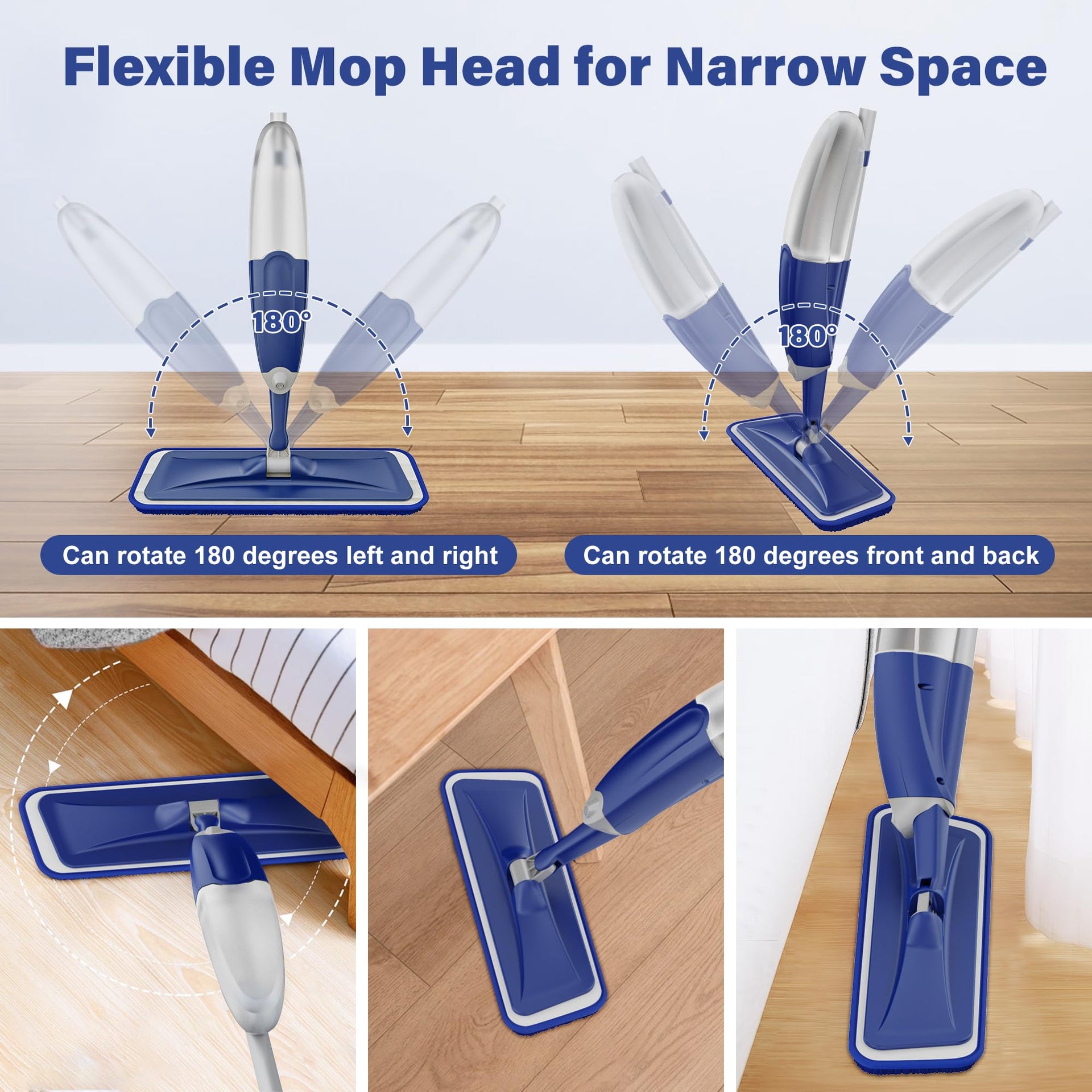 Microfiber Spray Mop for Floors Cleaning