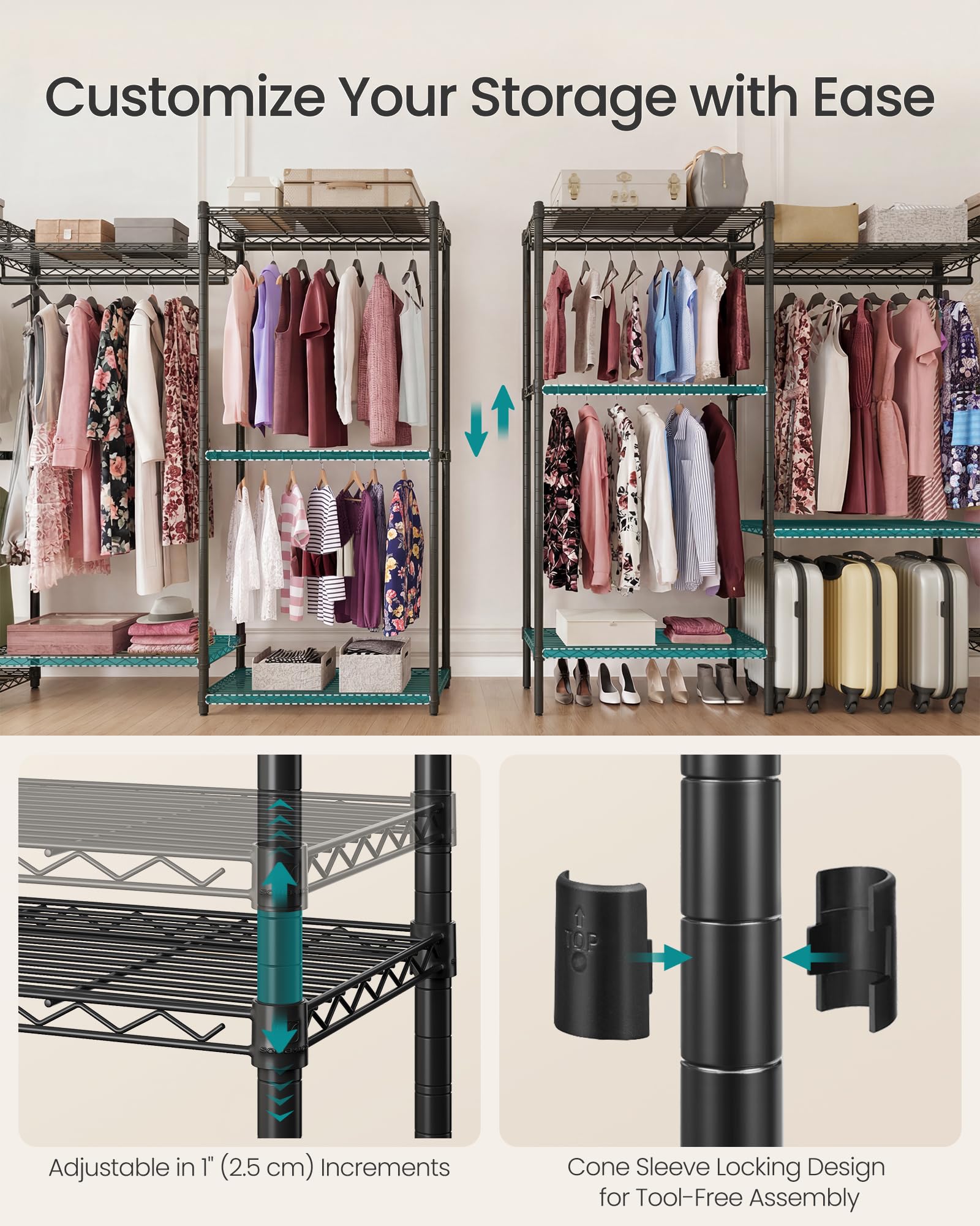 Heavy Duty Clothes Rack