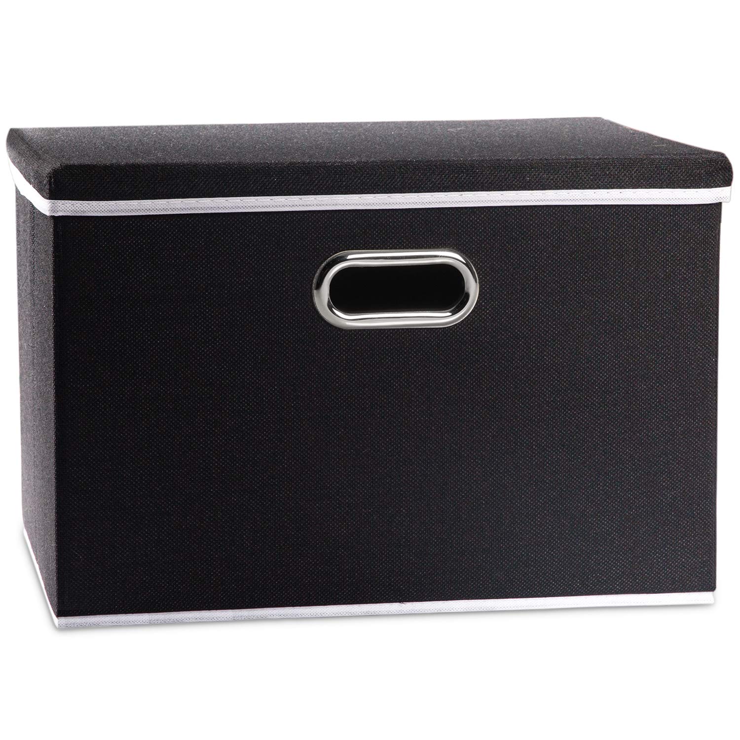 Large Foldable Storage Box with Lid [1