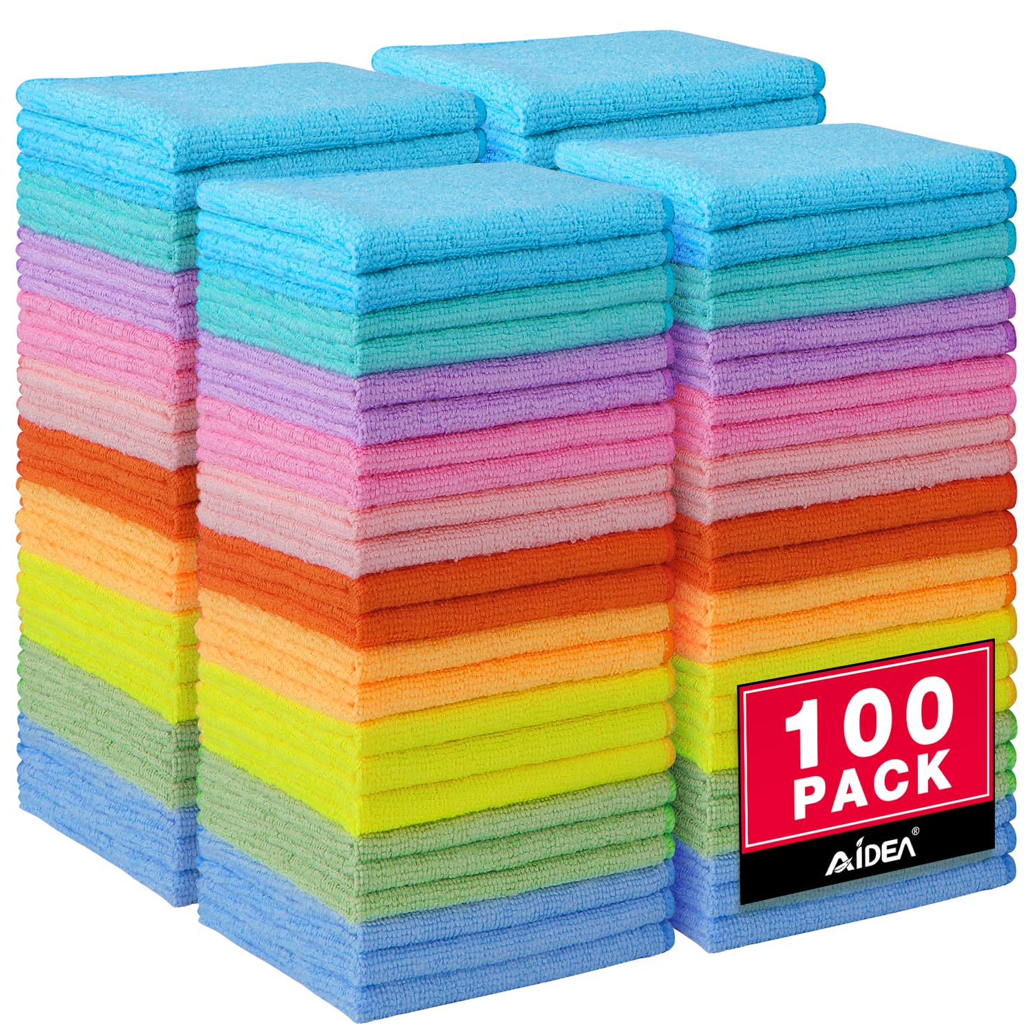Microfiber Cleaning Cloth (100 Count)