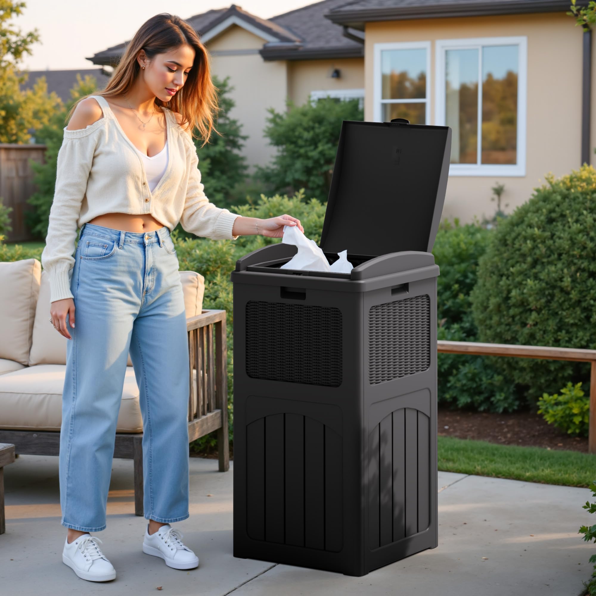 30 Gallon Trash Can (2 Count)