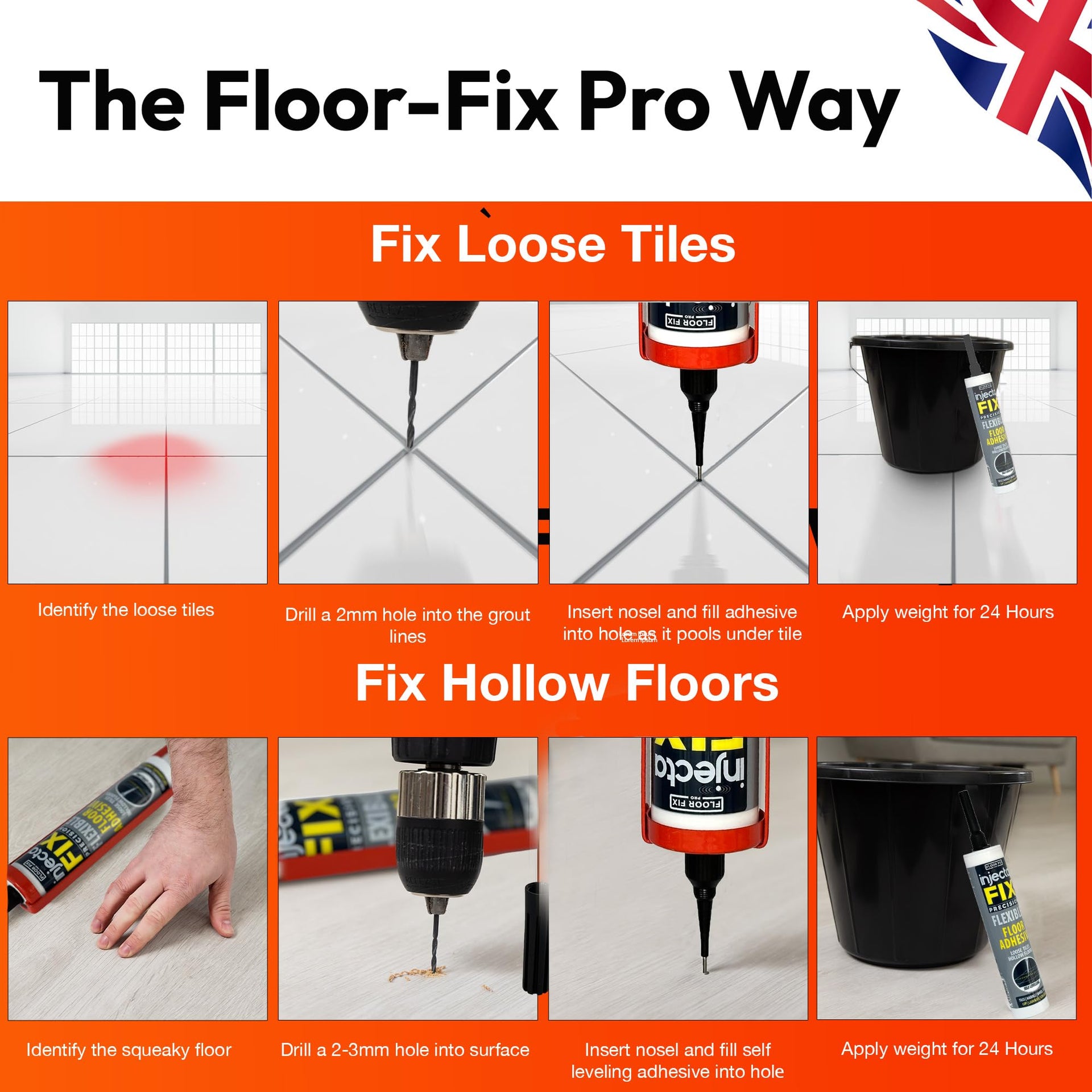 Floor Fix Pro Injectafix Tile Repair Kit (30.3 Fl Oz)