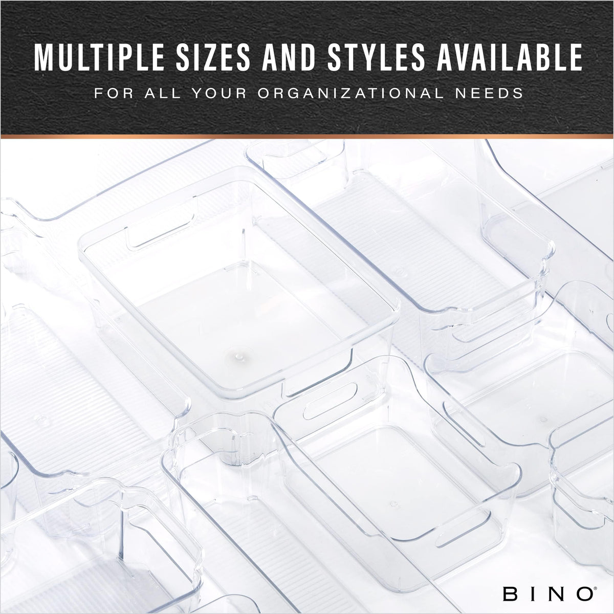 Plastic Organizer Bins (4 Count)
