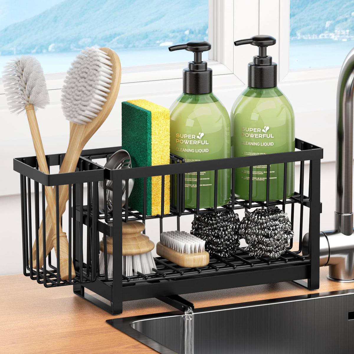 Sponge Holder for Kitchen Sink