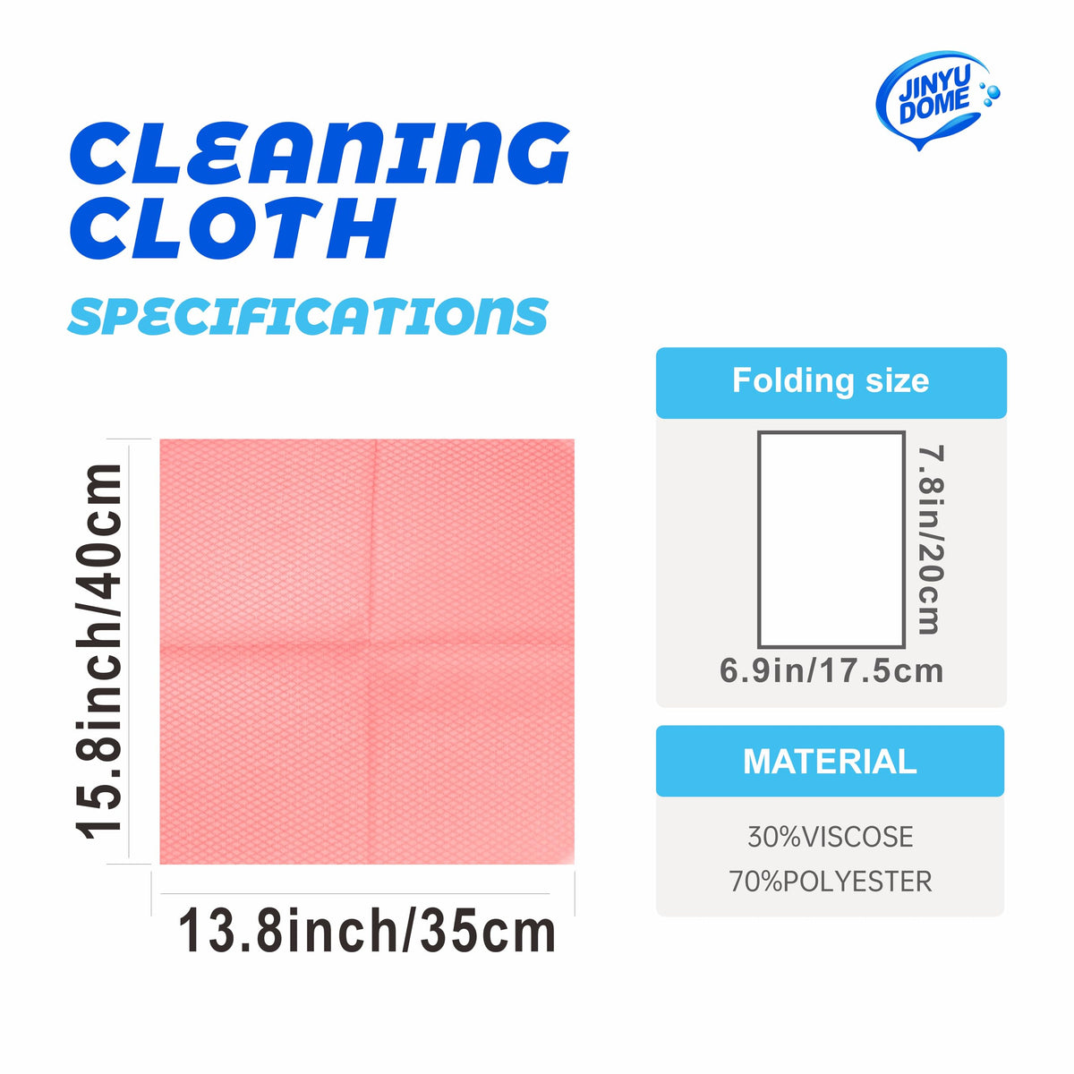 Disposable Kitchen Cleaning Cloths Dish Towels Dish Cloth Reusable Cloths for Kitchen (100 Count)