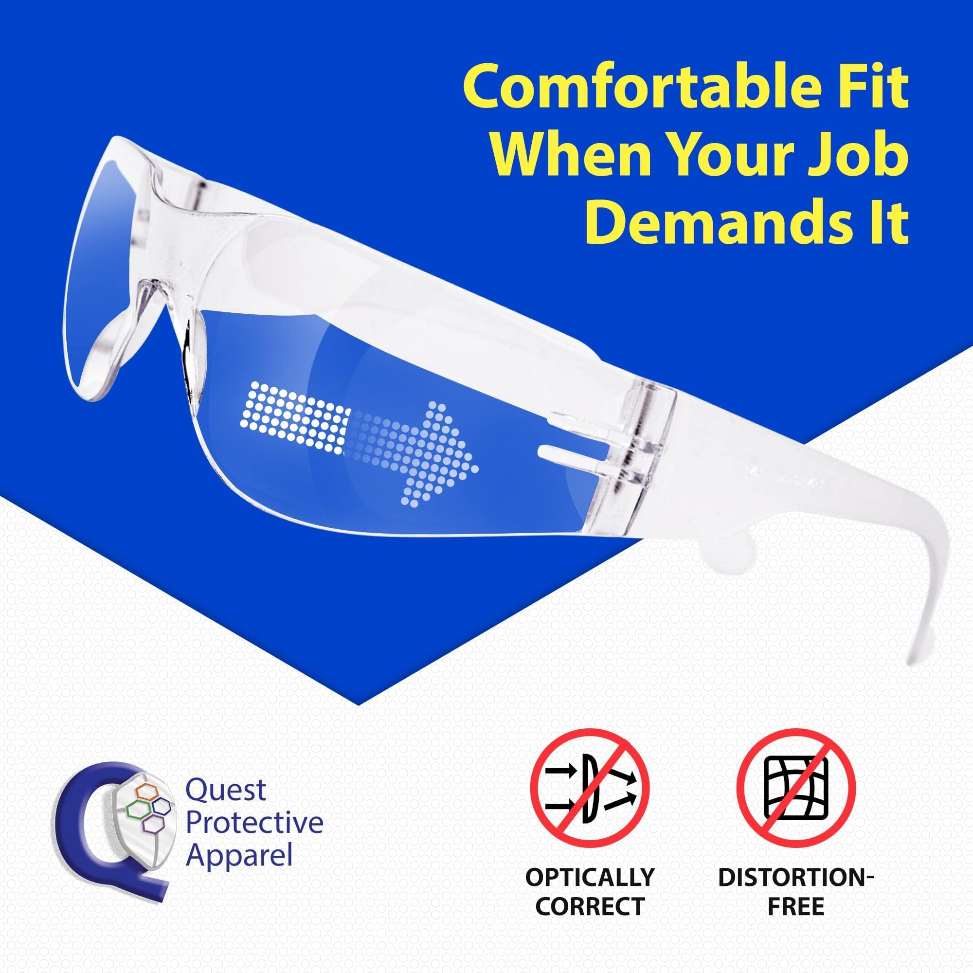 Quest Anti Fog Safety Glasses (3 Count)