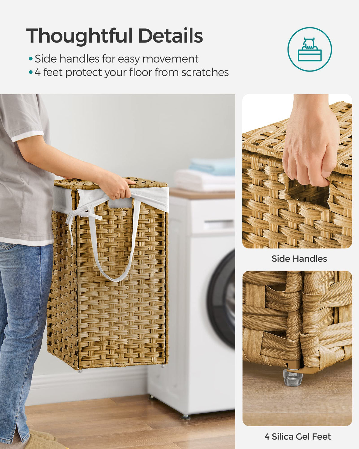 Laundry Hamper with Lid